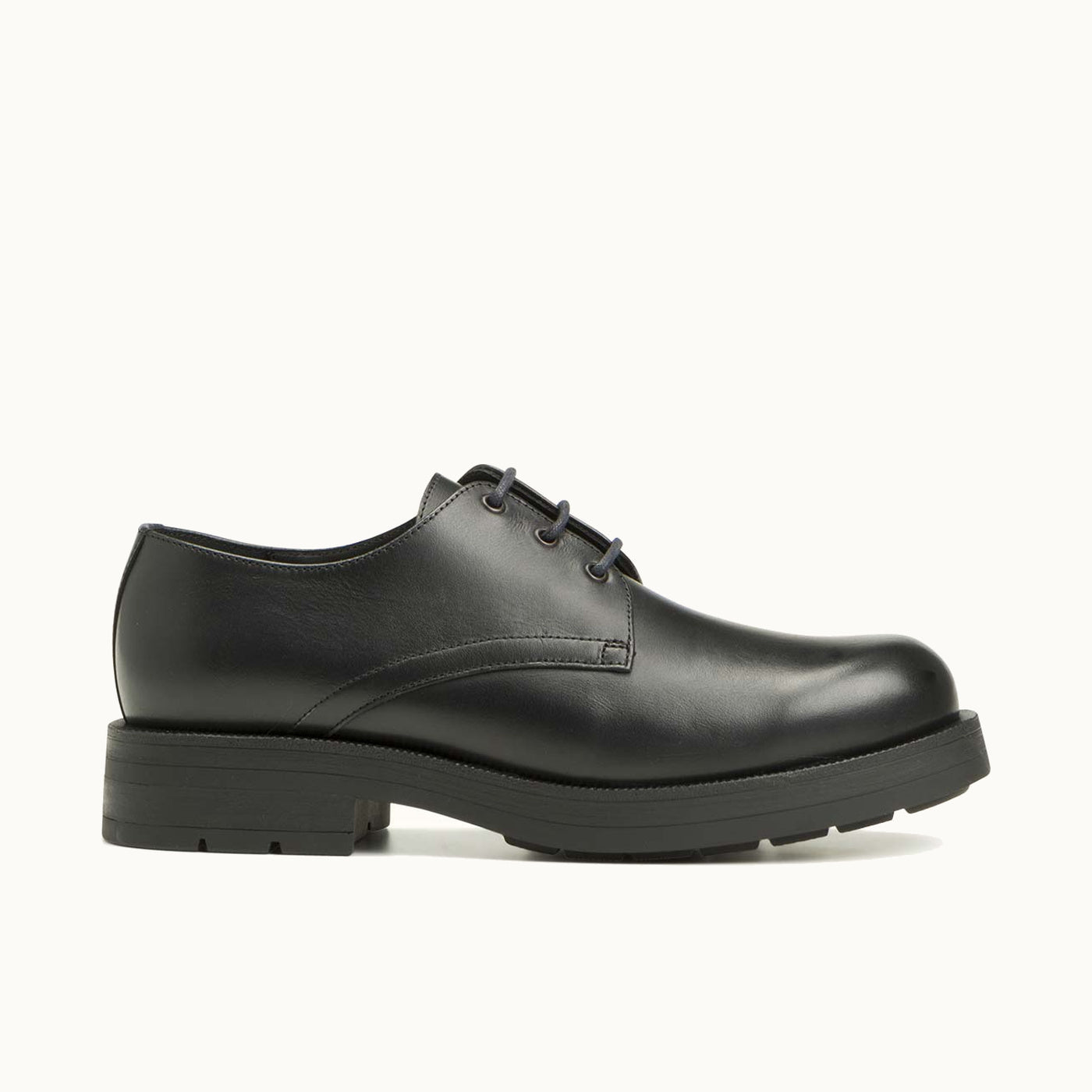 Vintage-style Derby Shoes | CHEMIN Black – Kleman