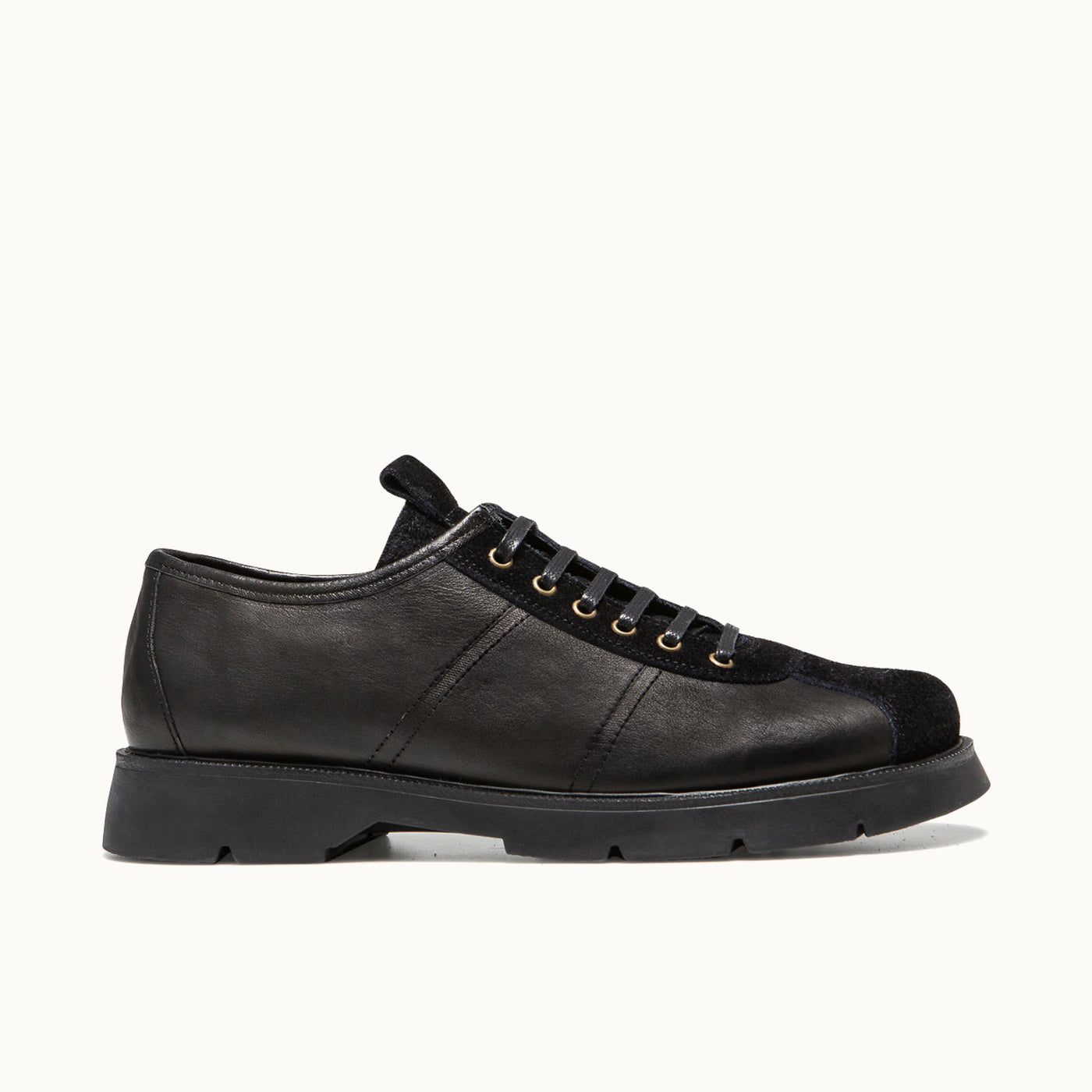 Lug Sole Oxford Shoes CHENAL XNV Black | KLEMAN – Kleman