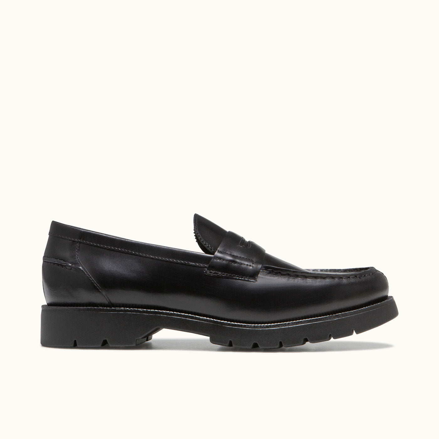 COTTEUR B2 Black Glossy Leather Loafers | KLEMAN – Kleman