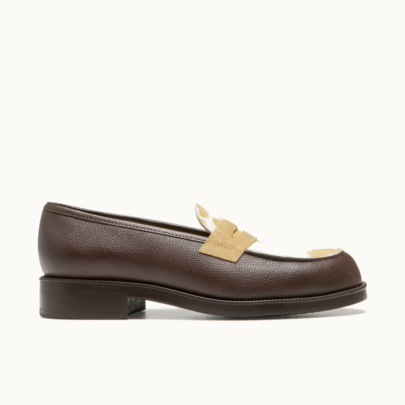 DALIOR 2 CPP Black-Beige Penny Loafers | KLEMAN – Kleman