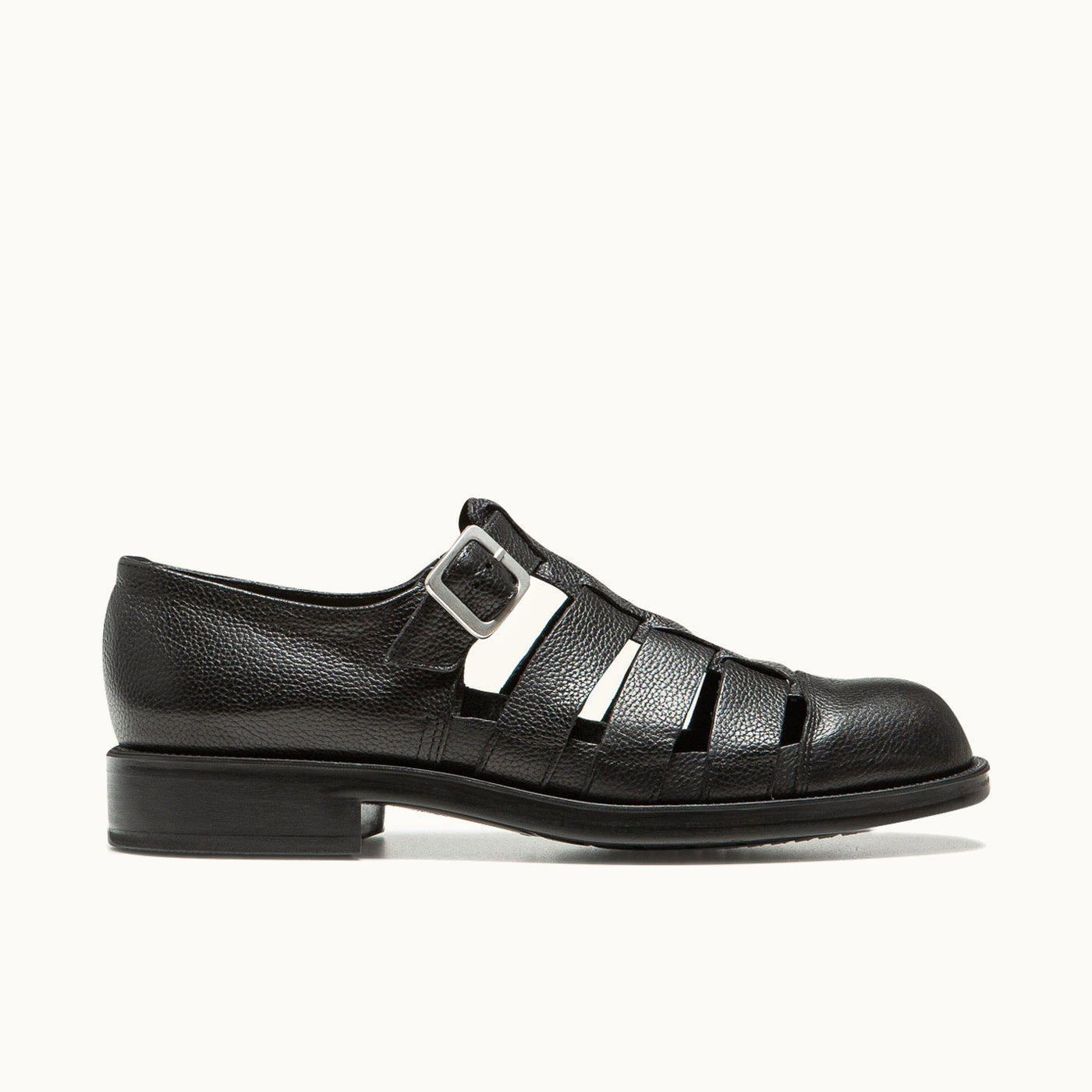 Leather Sustainable Sandals | DIMORI G VGT Black – Kleman