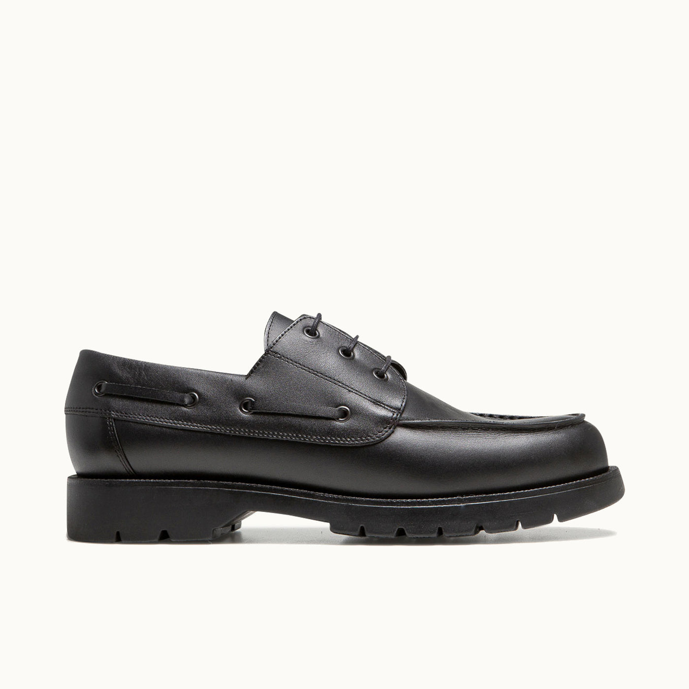 Leather Chunky Derby Shoes | DONATO Black – Kleman