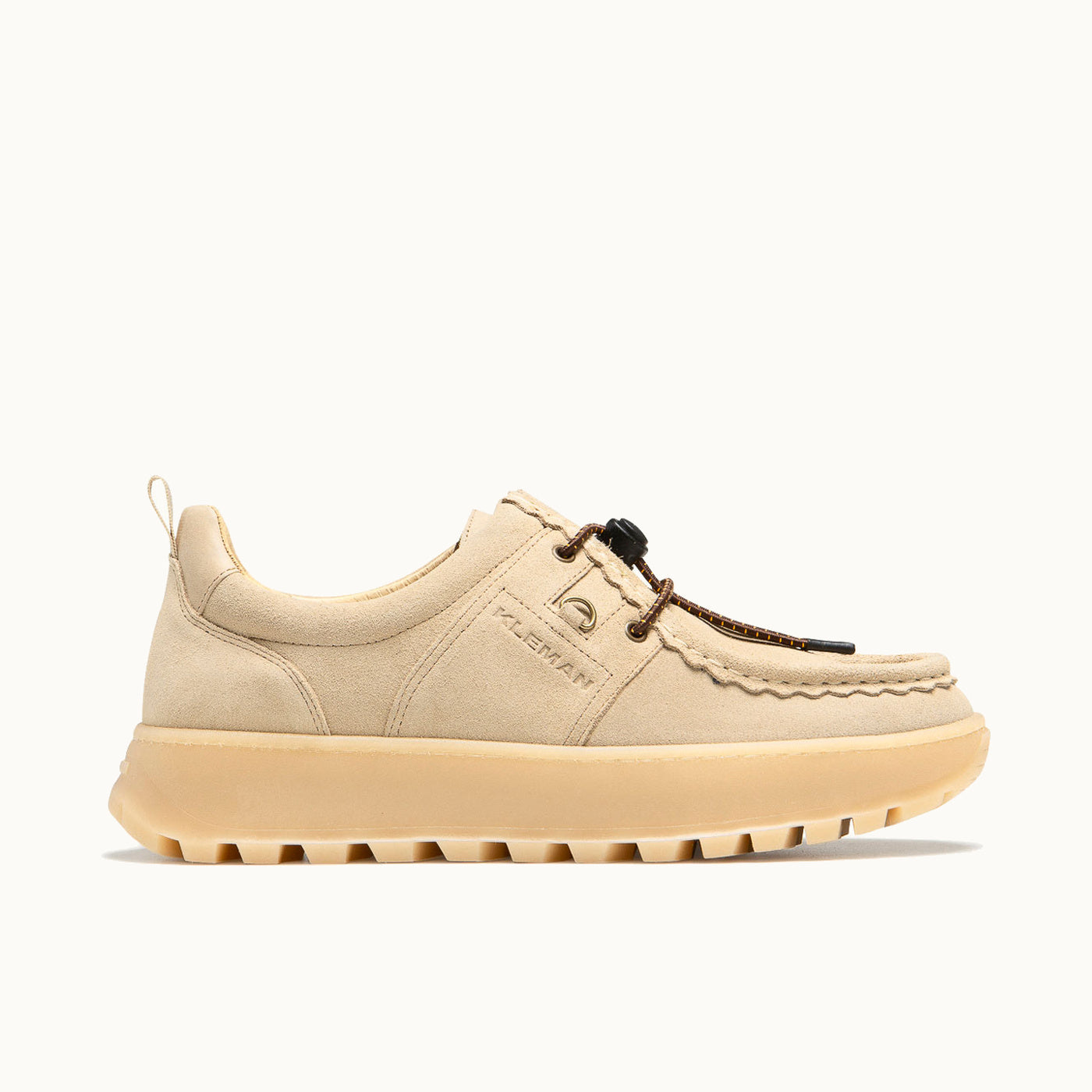 Platform Sneakers Beige GRANITE VM | KLEMAN – Kleman