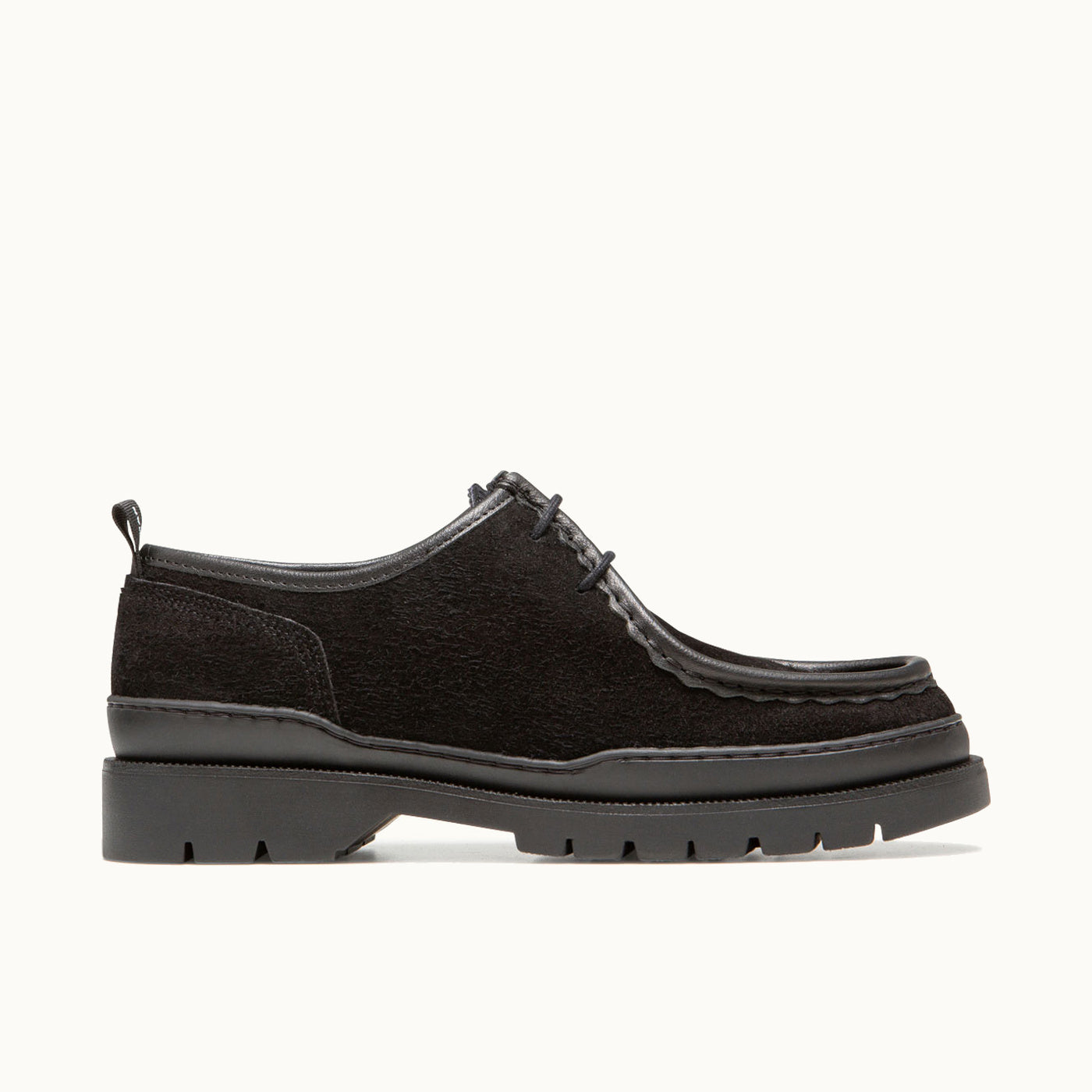 Eco-friendly Leather Chunky Derbies | MAJOR VP OAK 2 Black – Kleman