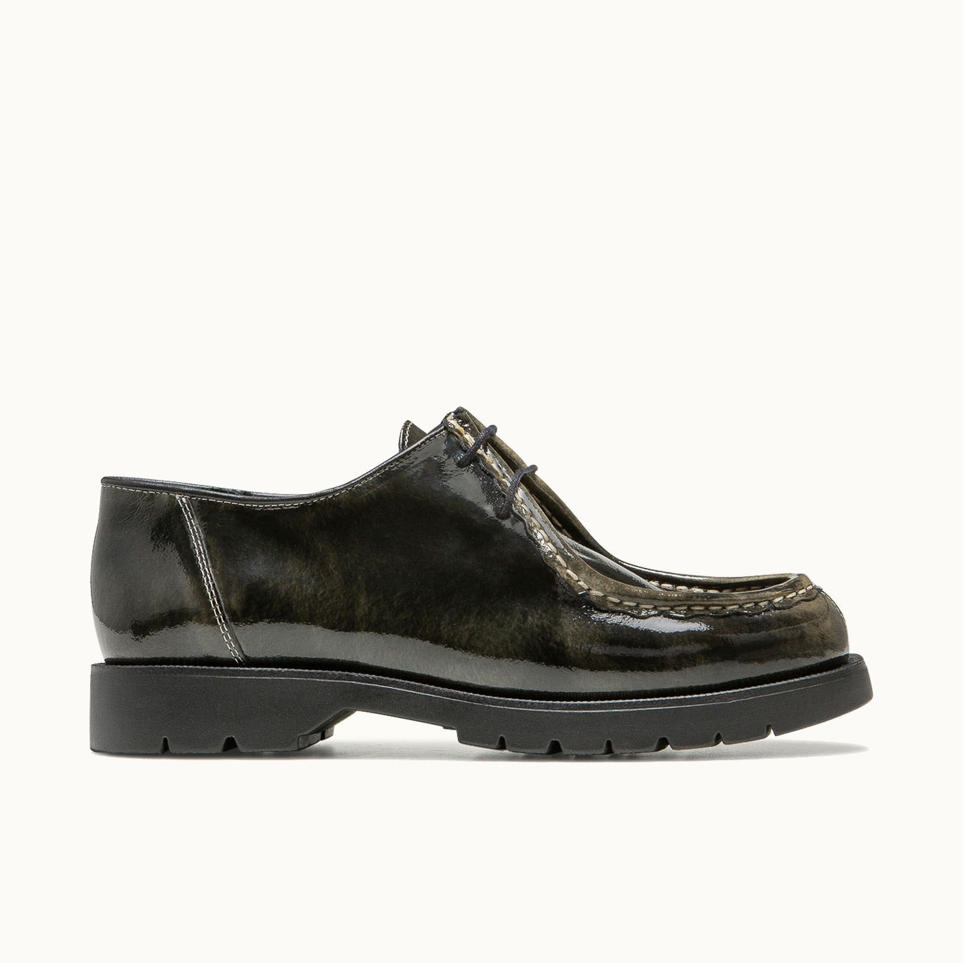 Glazed Suede Tyrolean Shoes PADROR 2 MR Taupe | KLEMAN – Kleman