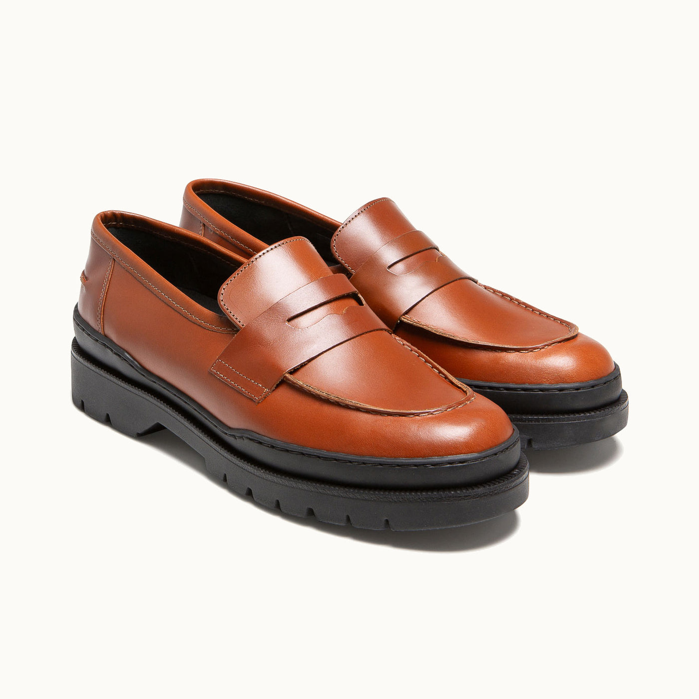 Leather Tyrolean Shoes | PADROR Brown Black – Kleman