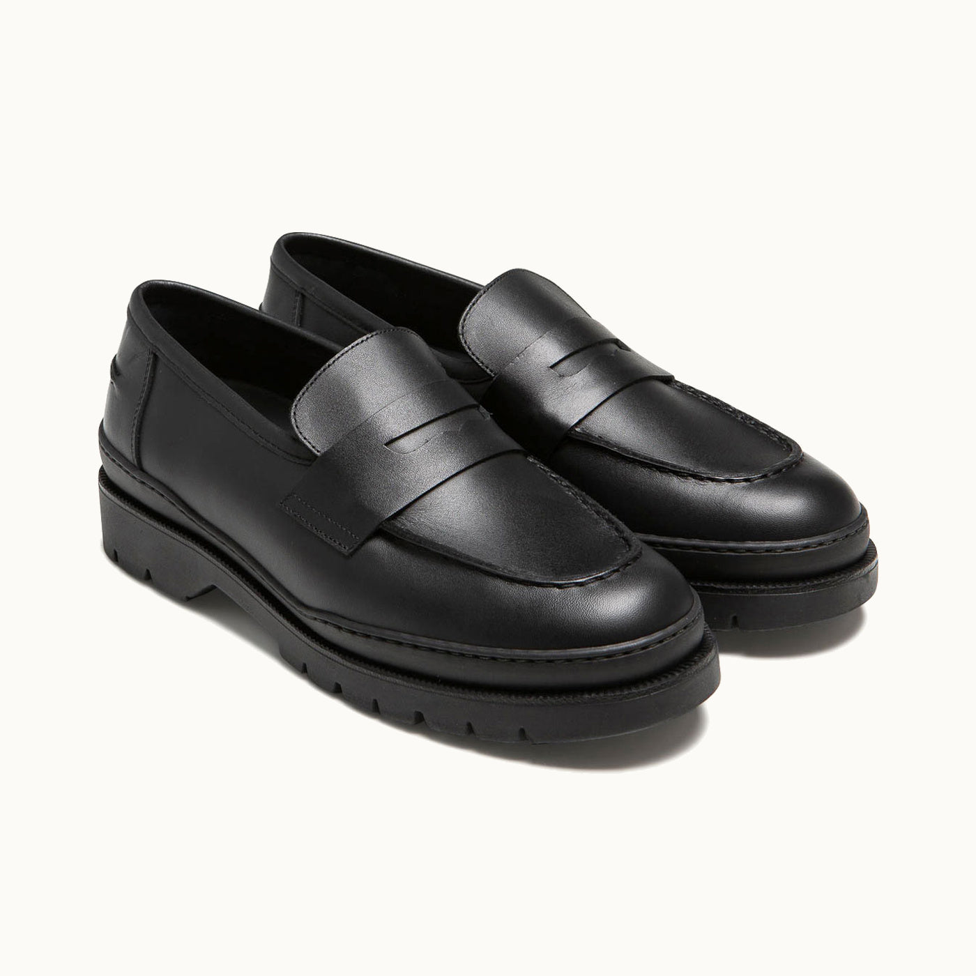 Black Leather Golf Derby Shoes FRODAN | Workwear Style – Kleman