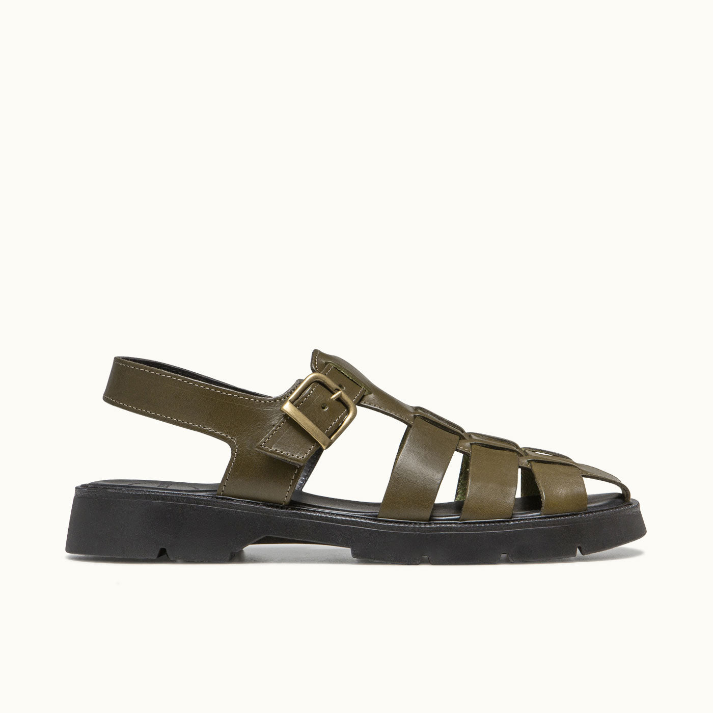 Women's Black Fisherman Sandals BABORD VGT | KLEMAN – Kleman