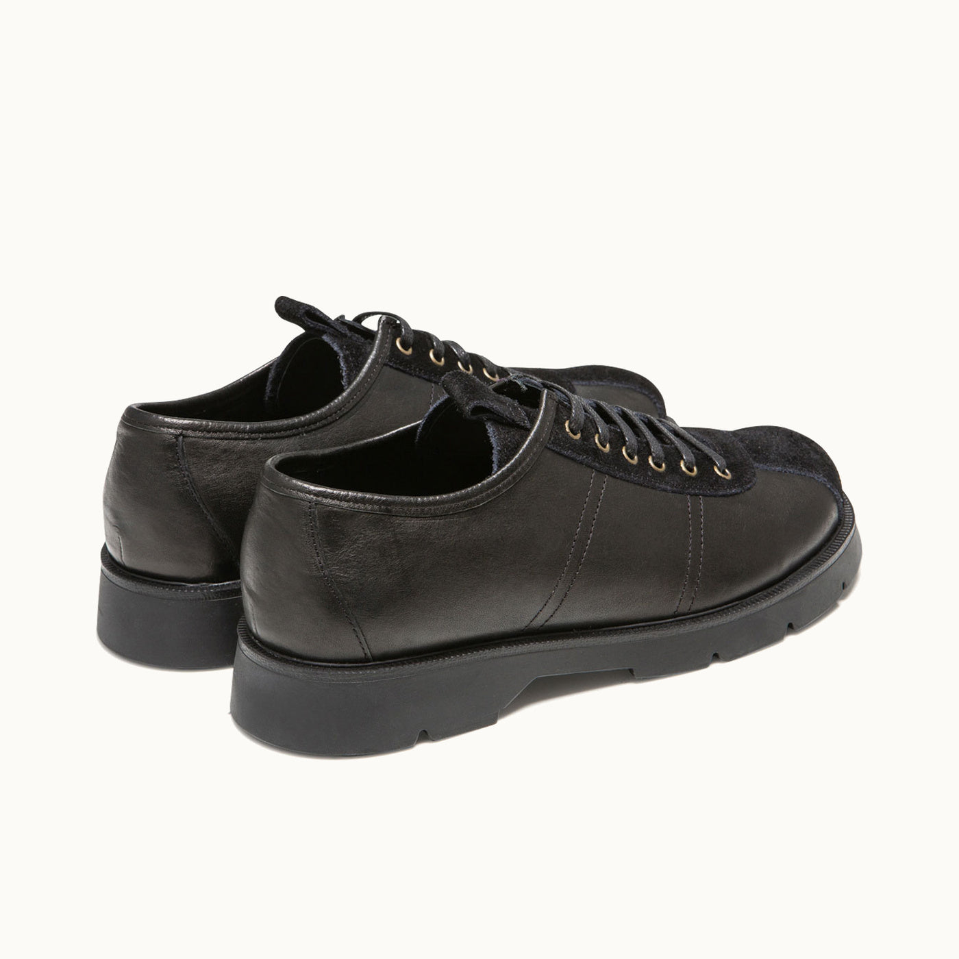 Lug Sole Oxford Shoes CHENAL XNV Black | KLEMAN – Kleman