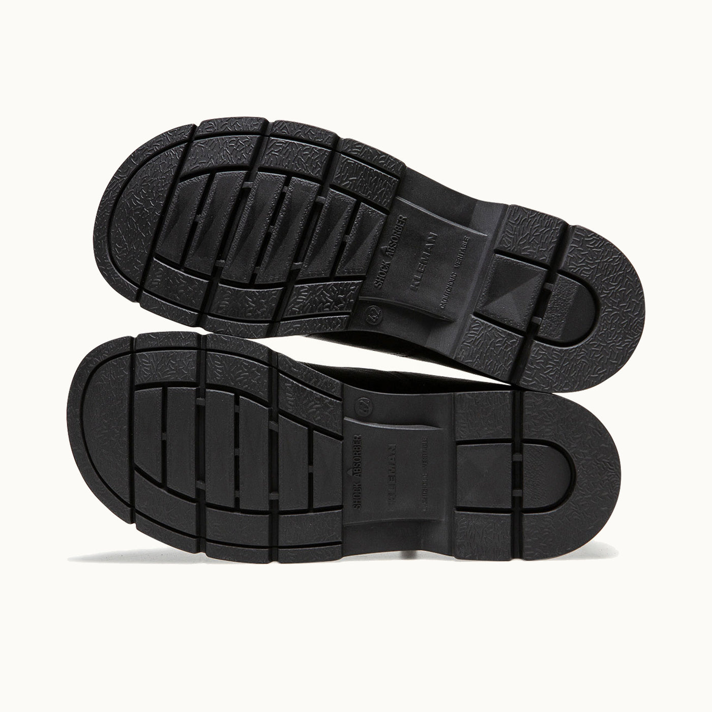 Lug Sole Oxford Shoes CHENAL XNV Black | KLEMAN – Kleman