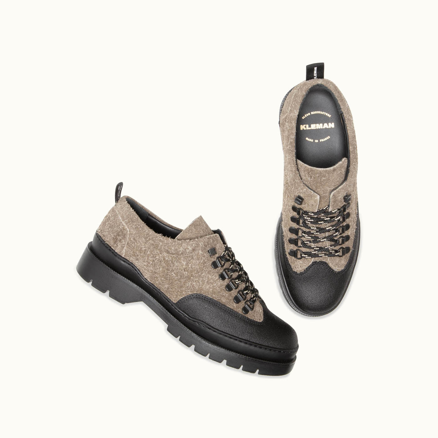 COURRIER 2 FUR KAKI+NOIR - KLEMAN