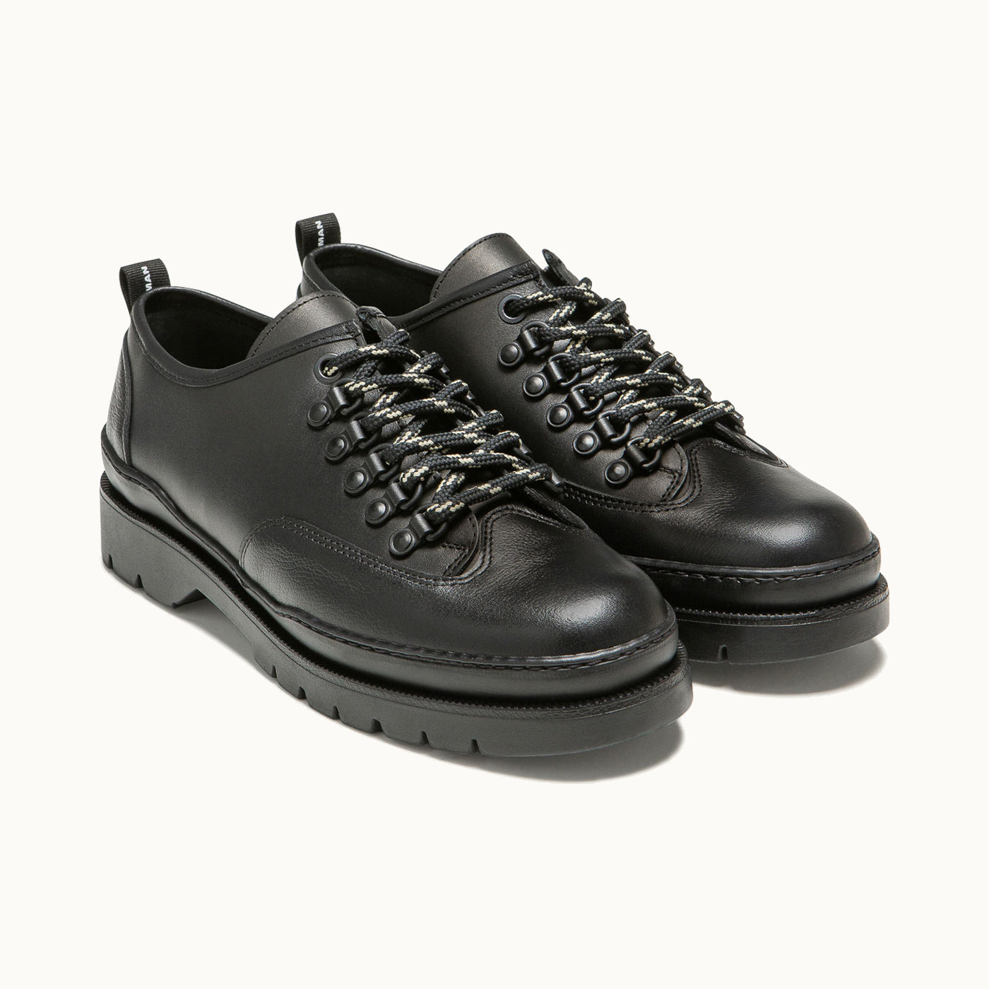 Leather Derbies COURRIER CG Black | KLEMAN – Kleman