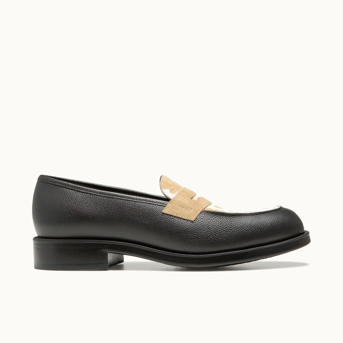 DALIOR 2 CPP Black-Beige Penny Loafers | KLEMAN – Kleman