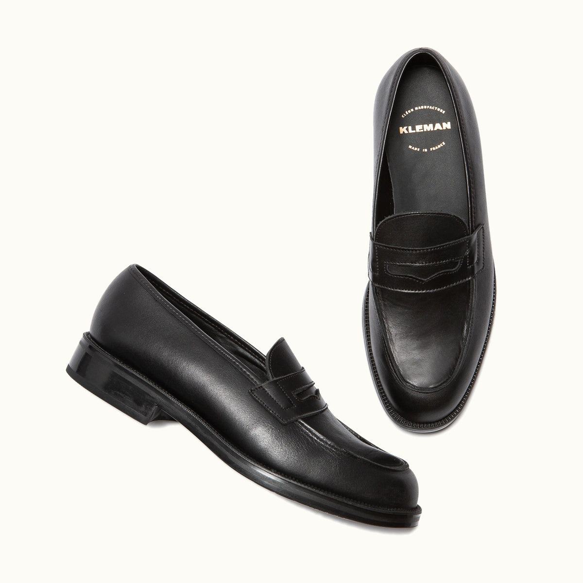 Leather Loafers | DALIOR 2 Black – Kleman