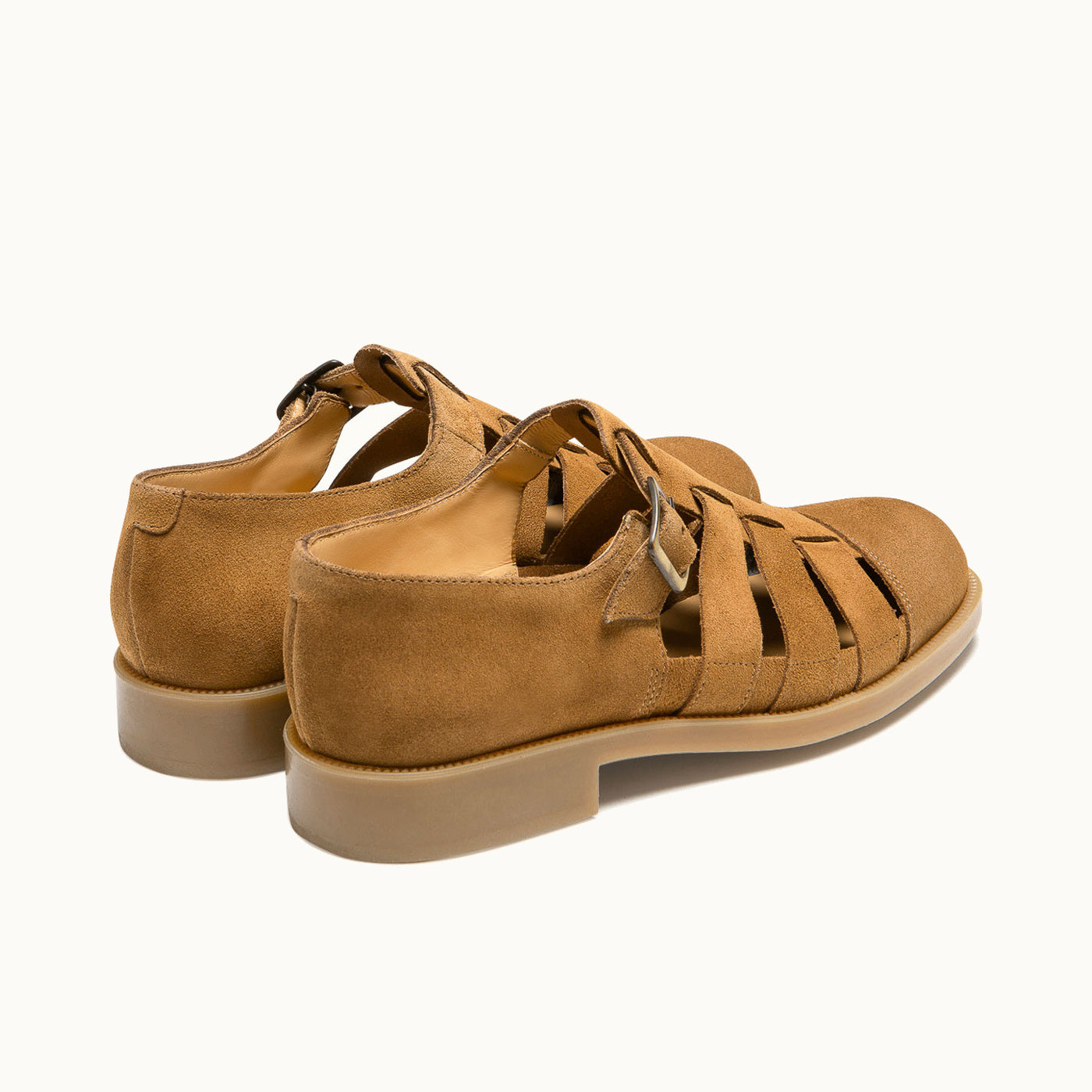 Men's Closed-Toe Sandals DIMORI V SUM Cognac | KLEMAN – Kleman