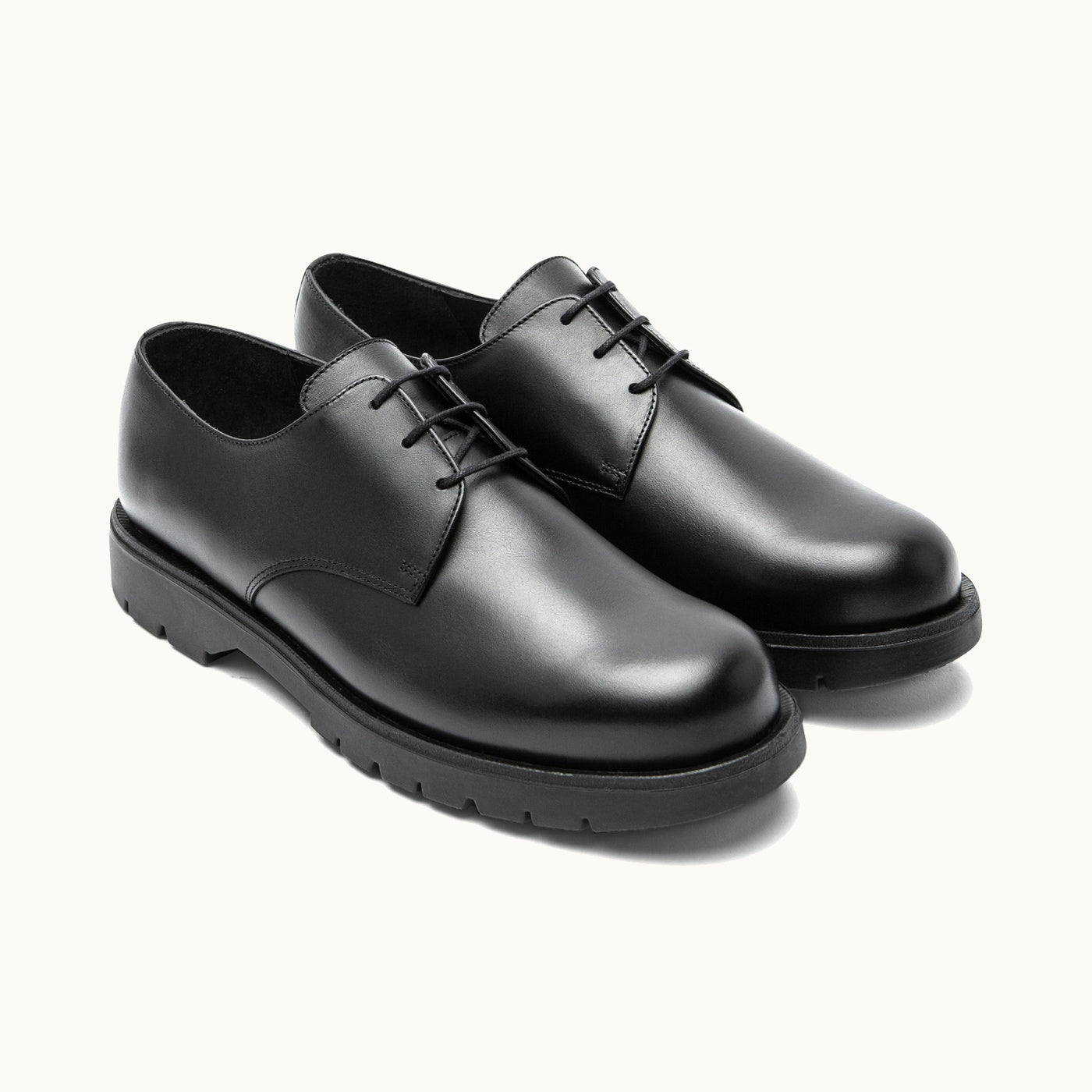 Leather Tyrolean Shoes | PADROR Navy – Kleman