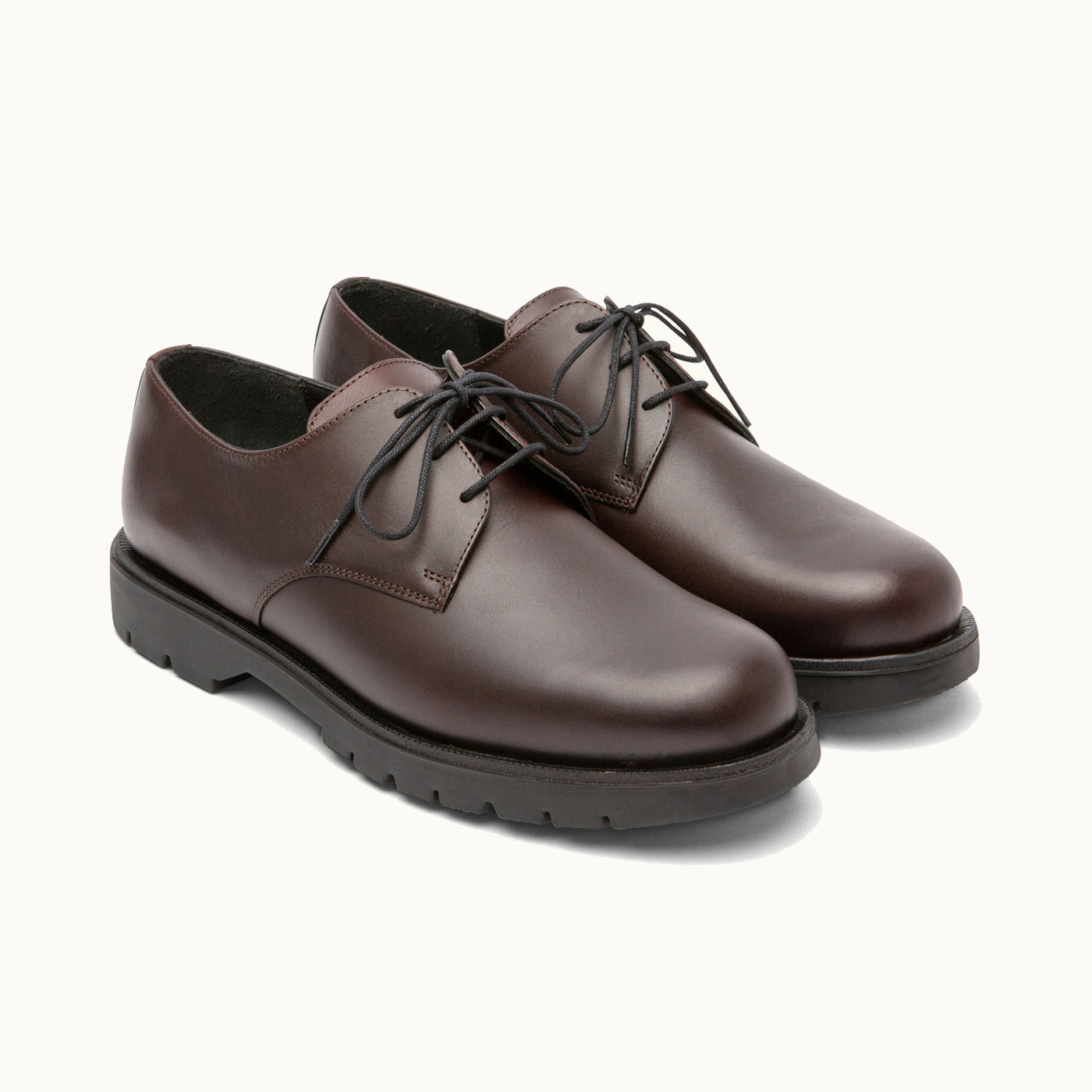 Leather Tyrolean Shoes | PADROR Black – Kleman
