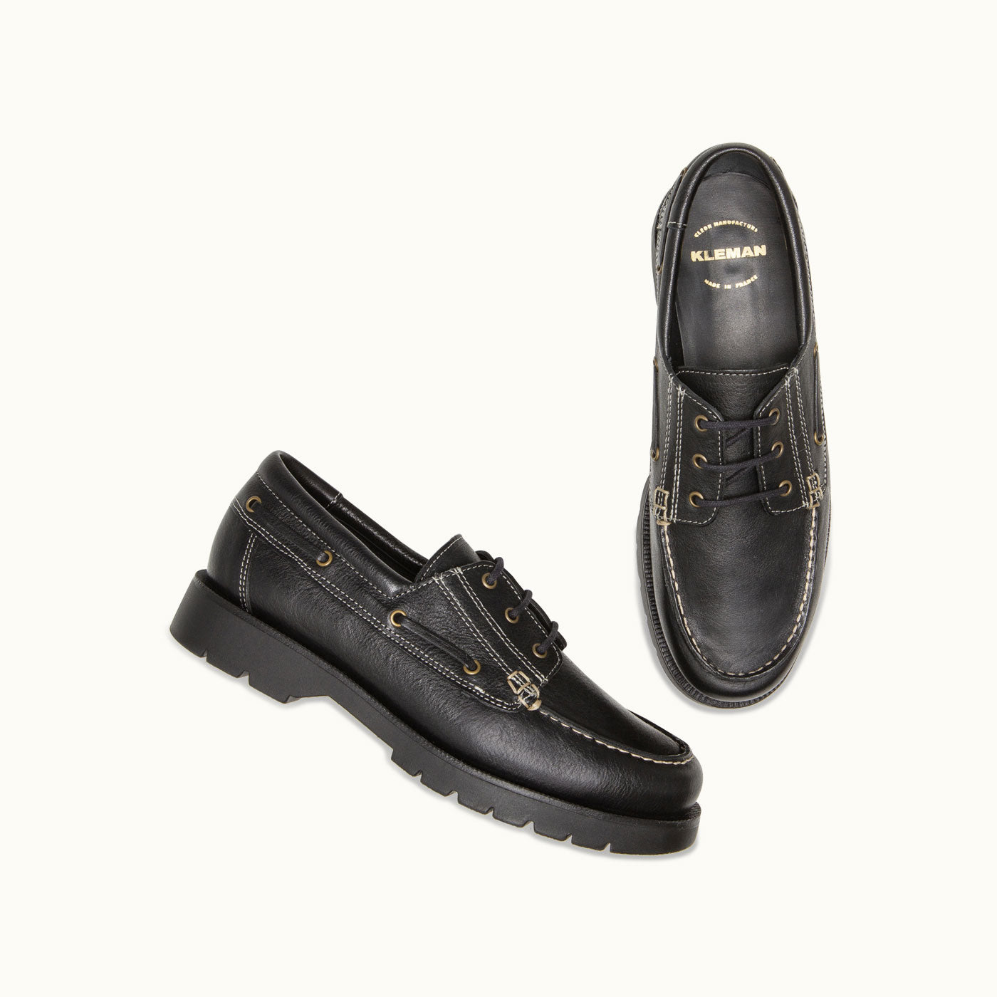 EMBRUNS OAK Black Leather Loafers | KLEMAN – Kleman EMBRUNS OAK Black Leather Loafers | KLEMAN – Kleman