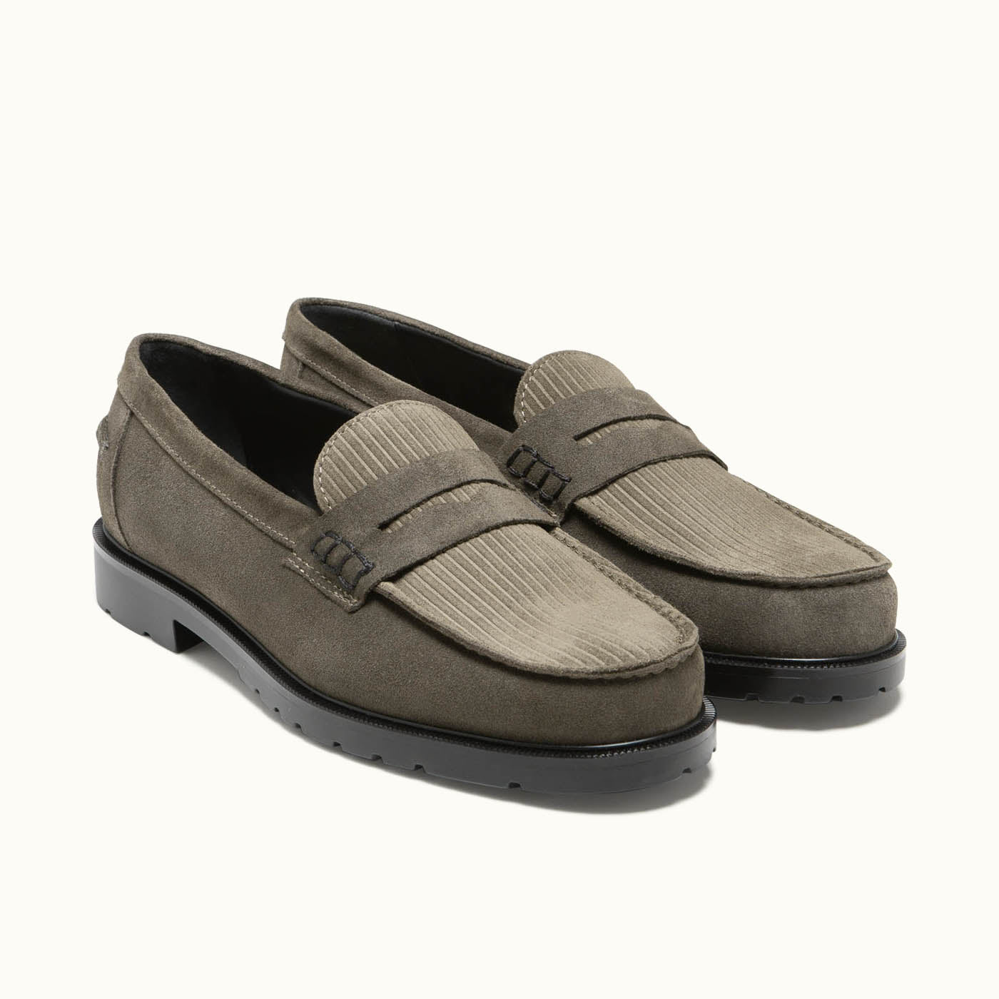 ESCALE V CORD KAKI - KLEMAN