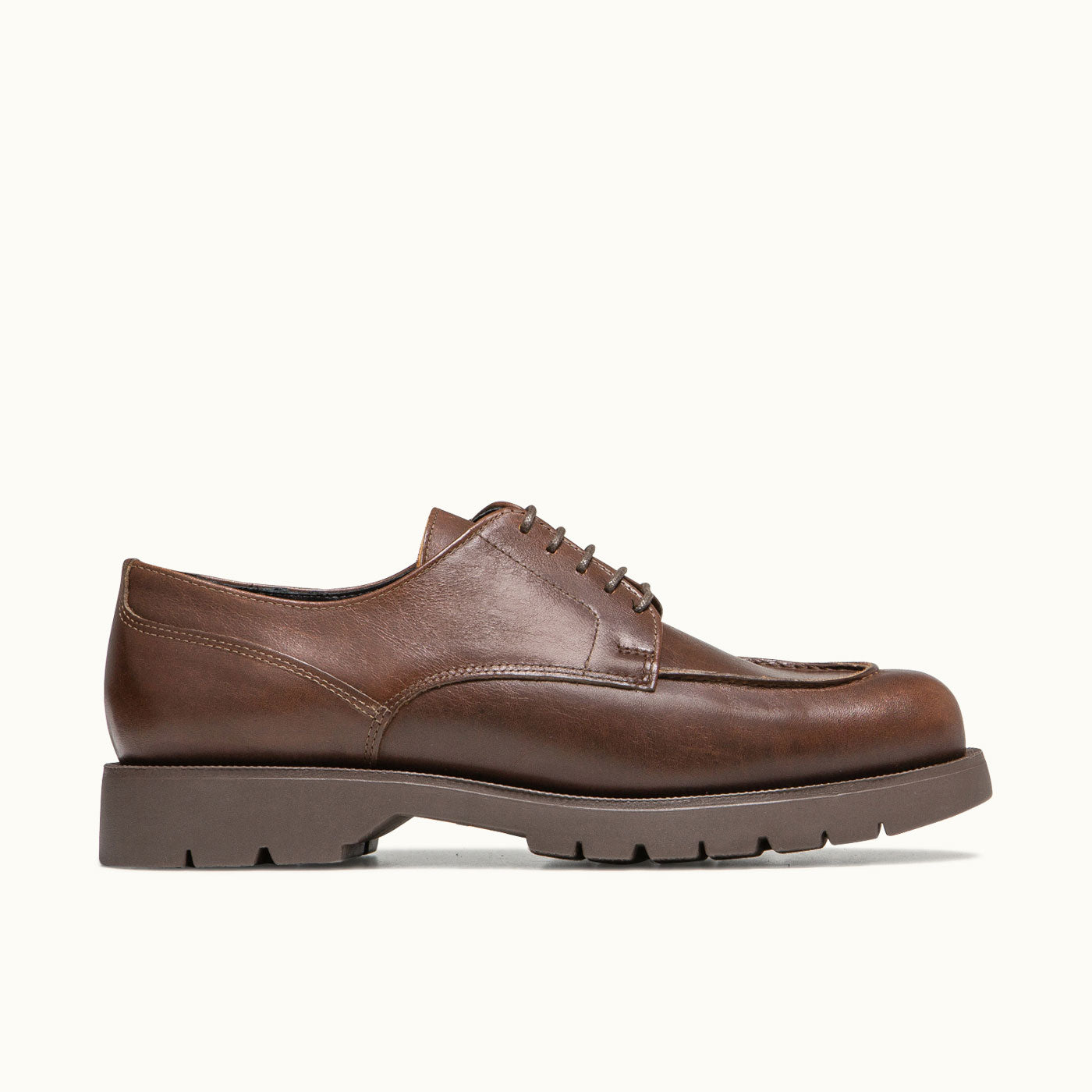 Leather Golf Derby Shoes FRODAN OAK 2 Cognac | Workwear Style – Kleman