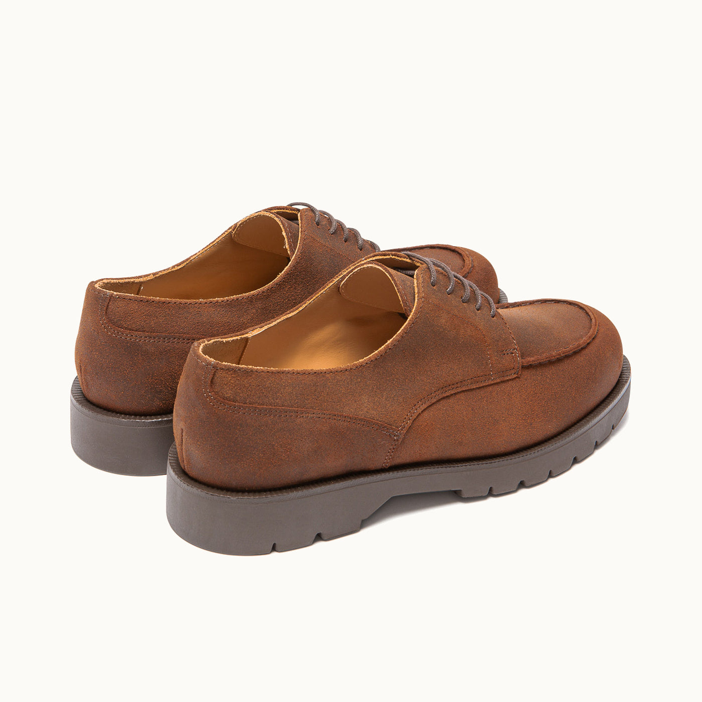 Lug Sole Golf Derby Shoes FRODAN EC Cognac | Workwear Style – Kleman