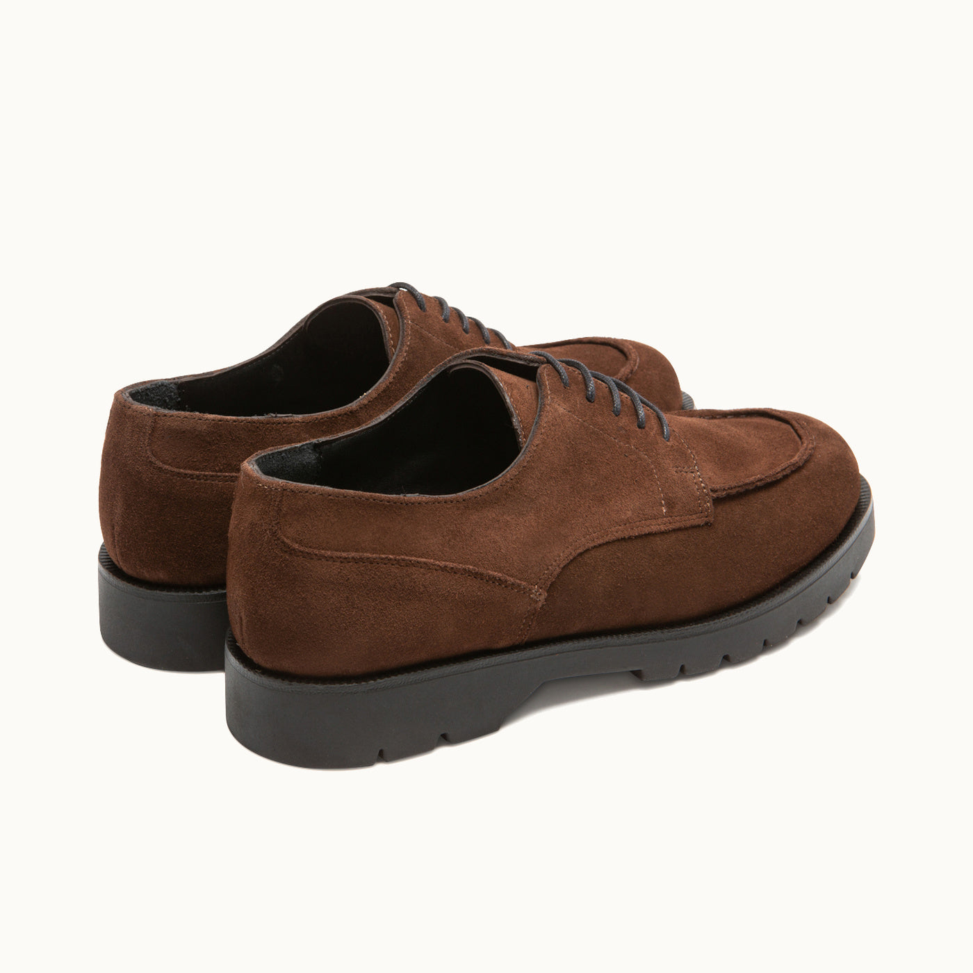 Chocolate Brown Suede Chunky Golf Derby Shoes FRODAN V | Workwear