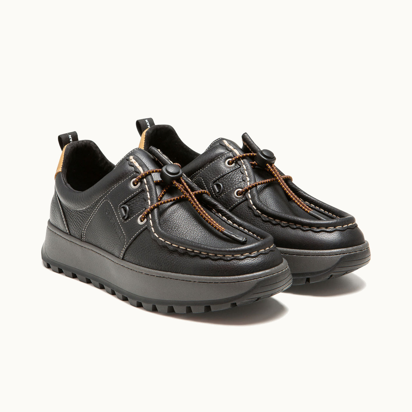 Sneakers with Outdoor Sole GRANITE PWP Black | KLEMAN – Kleman