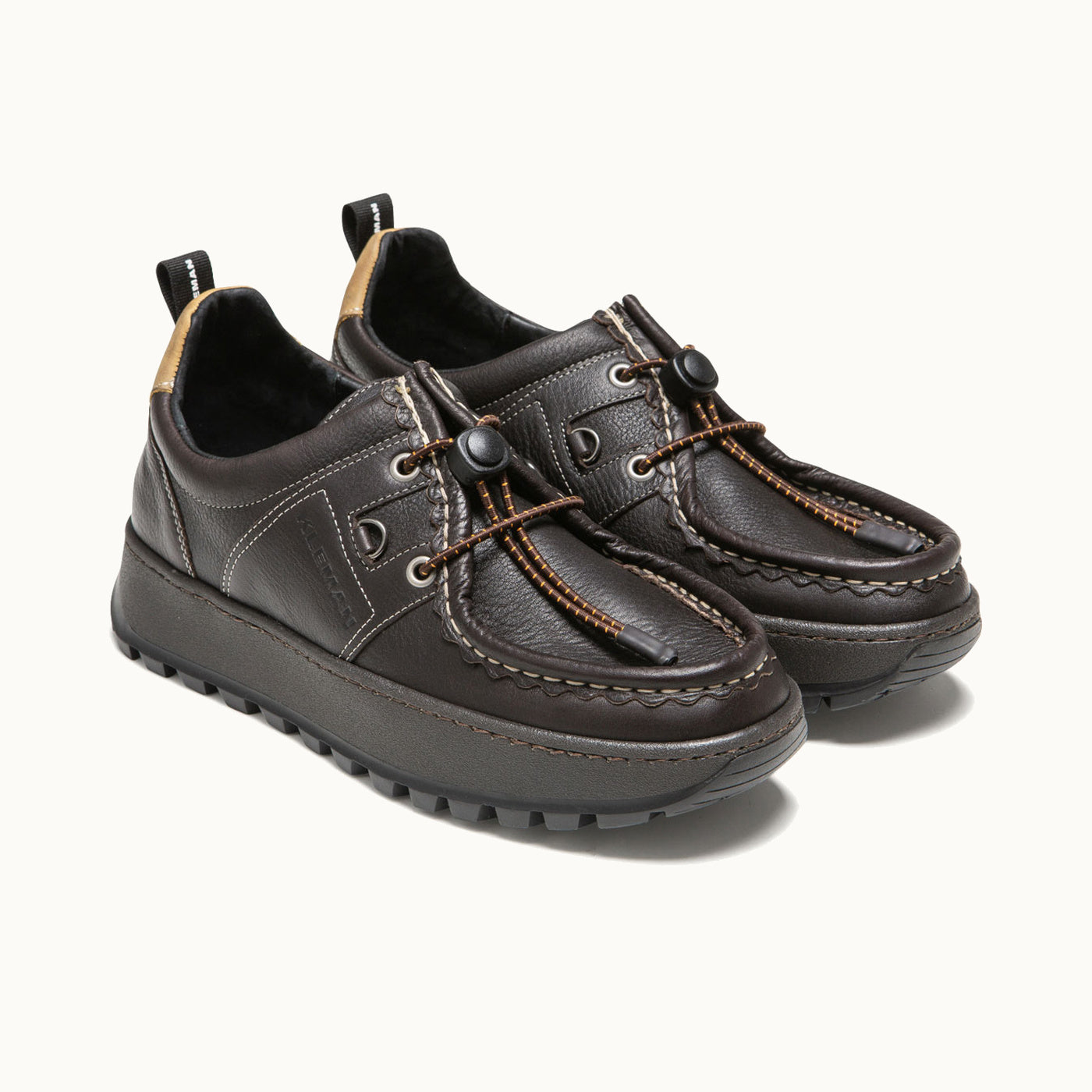 Sneakers with Outdoor Sole GRANITE PWP Brown | KLEMAN – Kleman