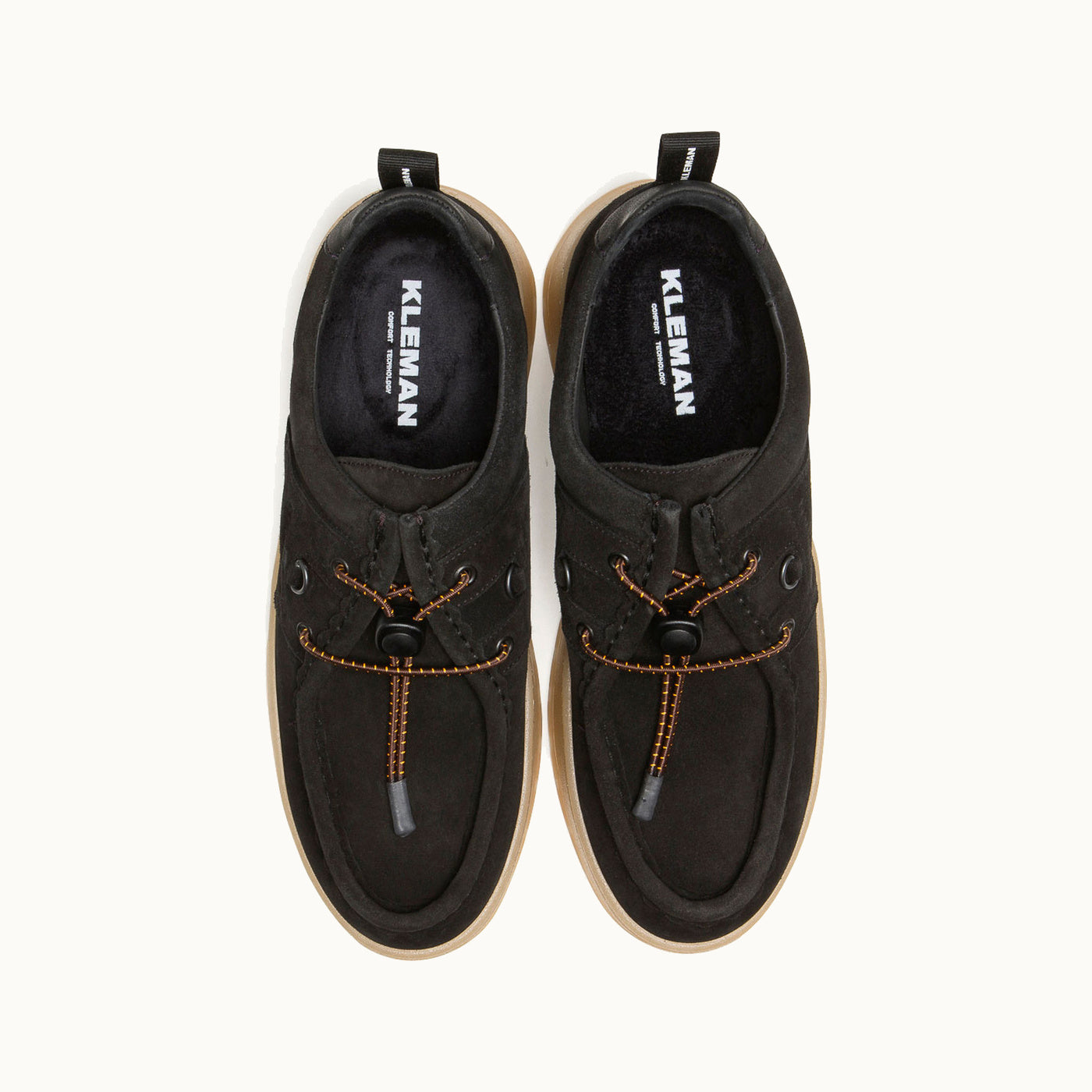 Platform Sneakers Black GRANITE VM | KLEMAN – Kleman