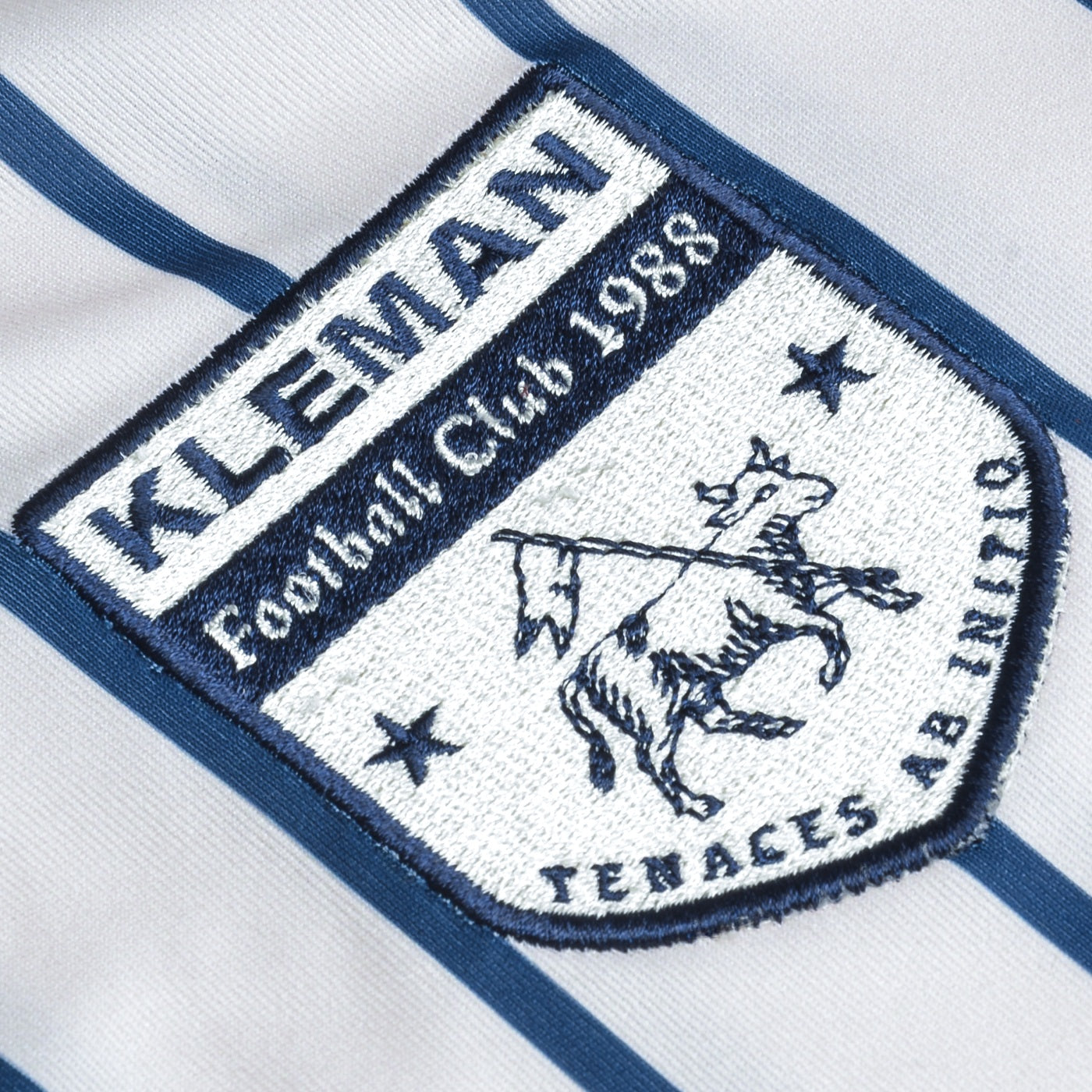 MAILLOT KLEMAN FC ECRU+MARINE+CARMIN - KLEMAN