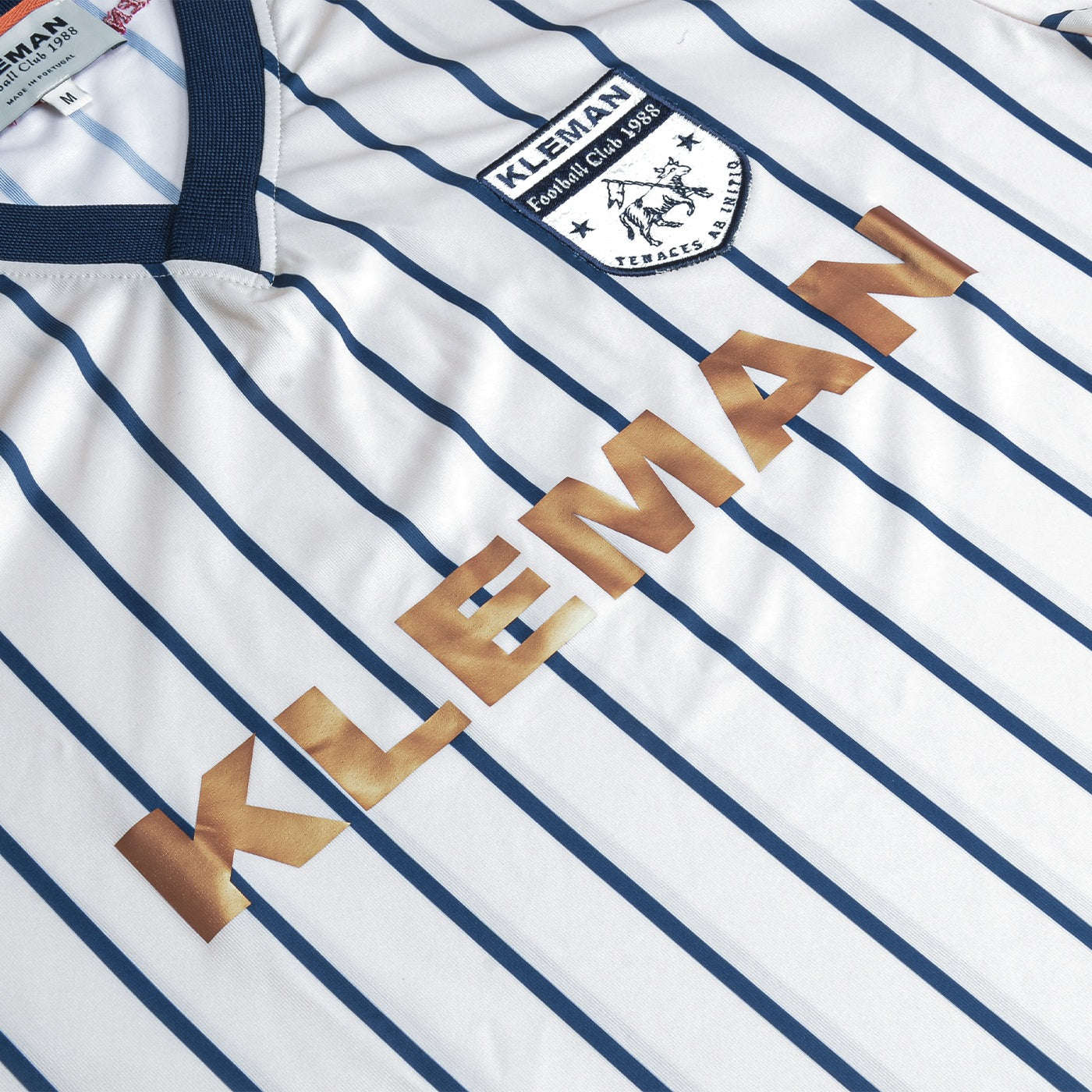 MAILLOT KLEMAN FC ECRU+MARINE+CARMIN - KLEMAN