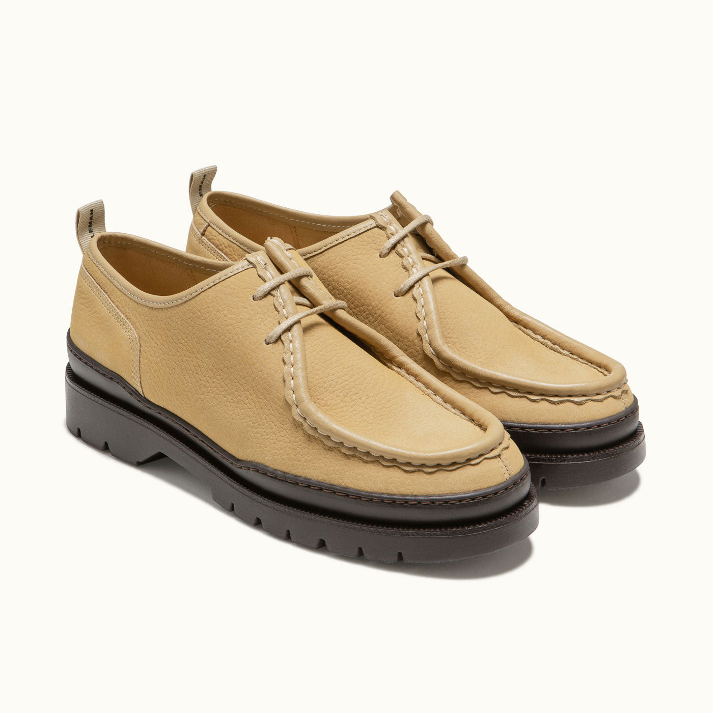 Leather Tyrolean Shoes | PADROR Tobacco – Kleman