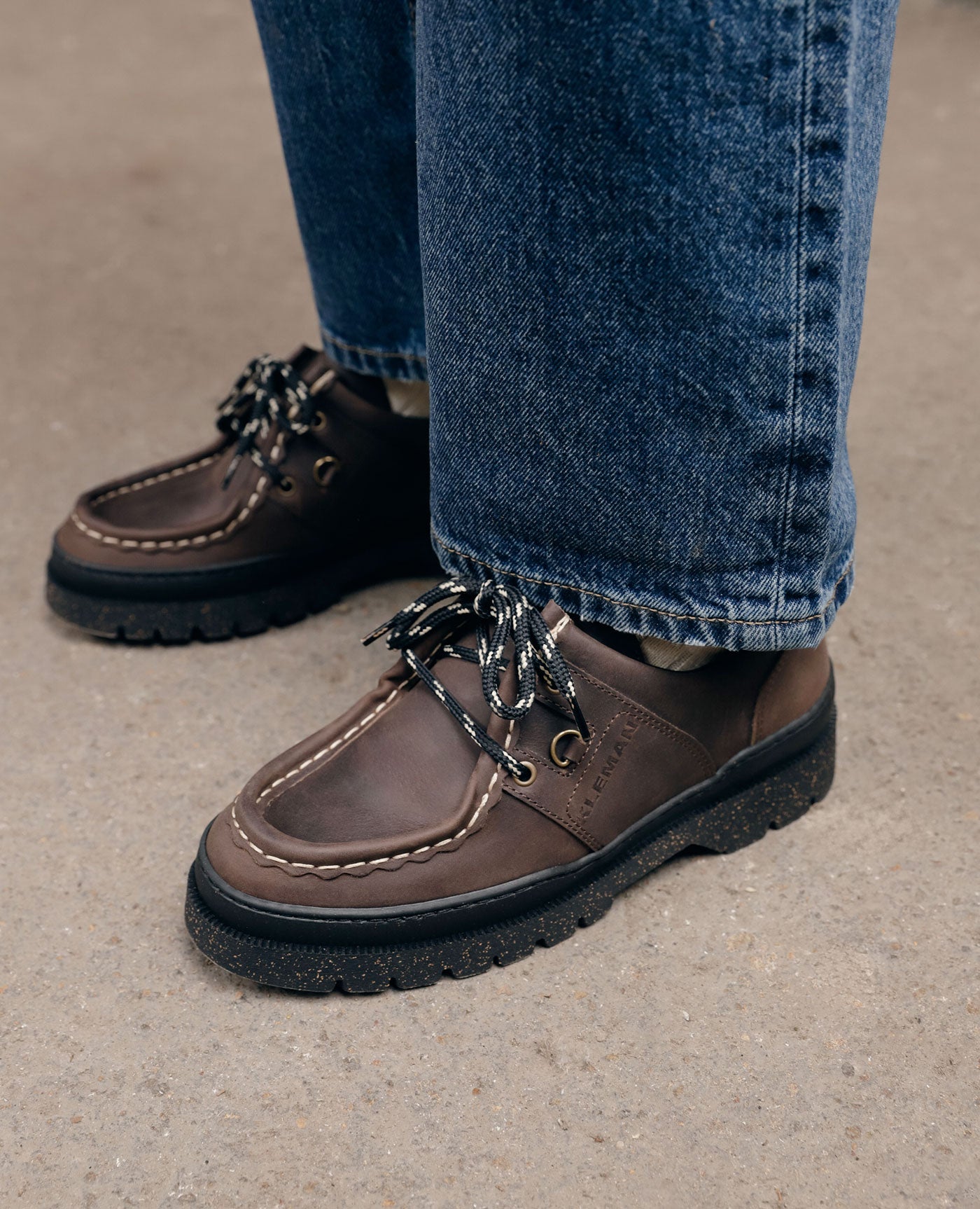 Derby shoes in coffee nubuck MAJOR TREK N SIOUX | KLEMAN – Kleman