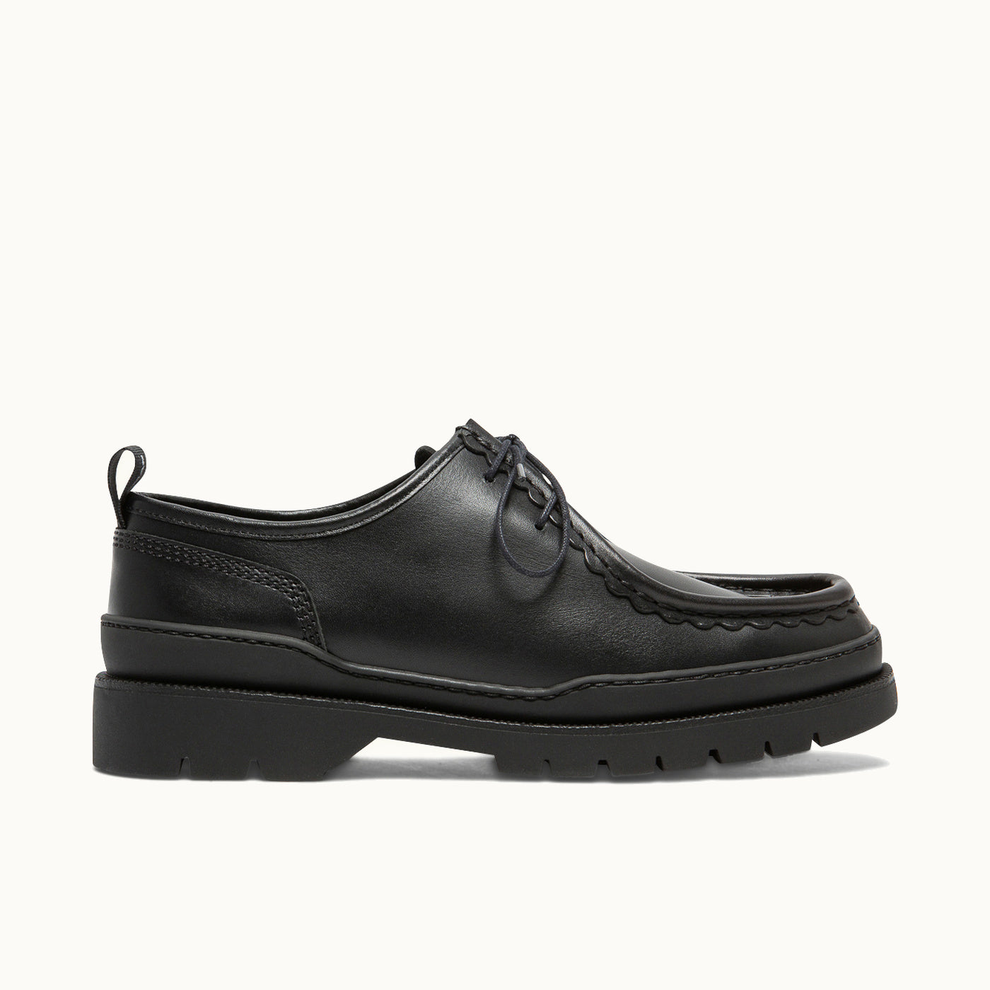 Leather Tyrolean Shoes | PADROR Navy – Kleman