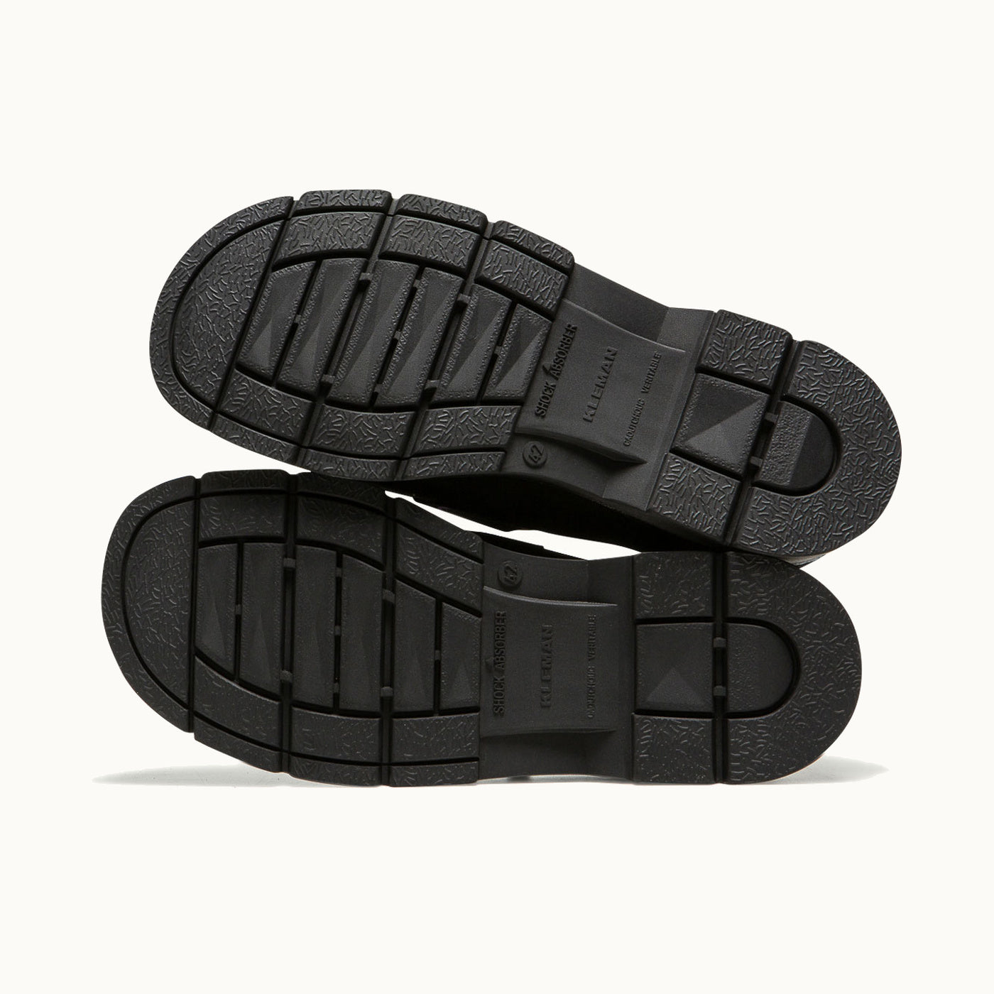 Chunky Suede Penny Loafers NOMADE VV Black | KLEMAN – Kleman