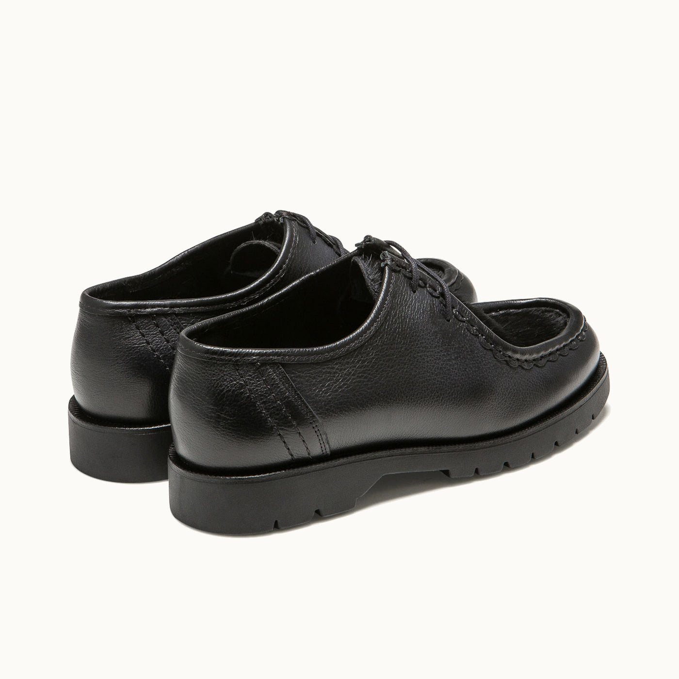 Leather Derbies PADRINI Black | KLEMAN – Kleman