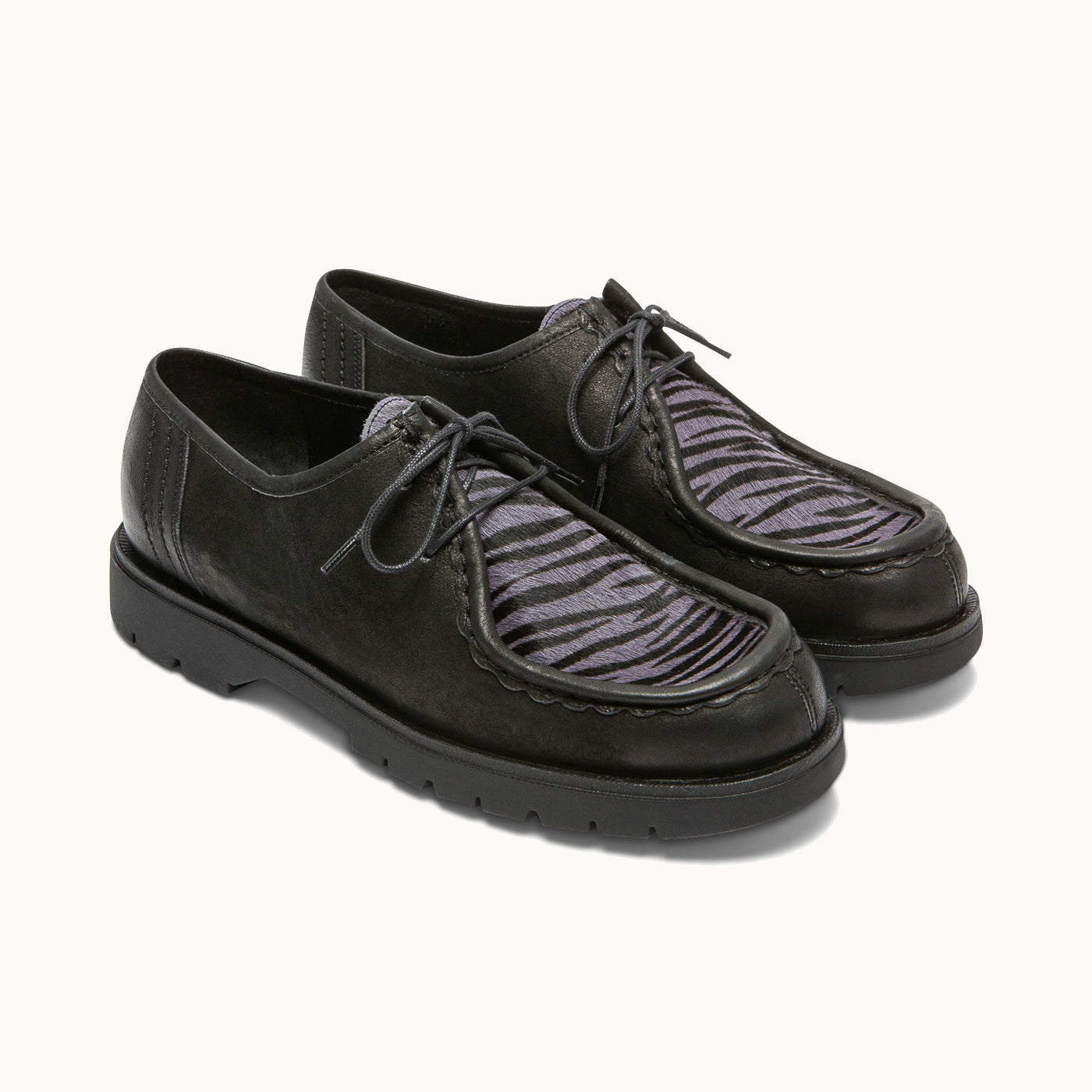 Black Leather Golf Derby Shoes FRODAN | Workwear Style – Kleman