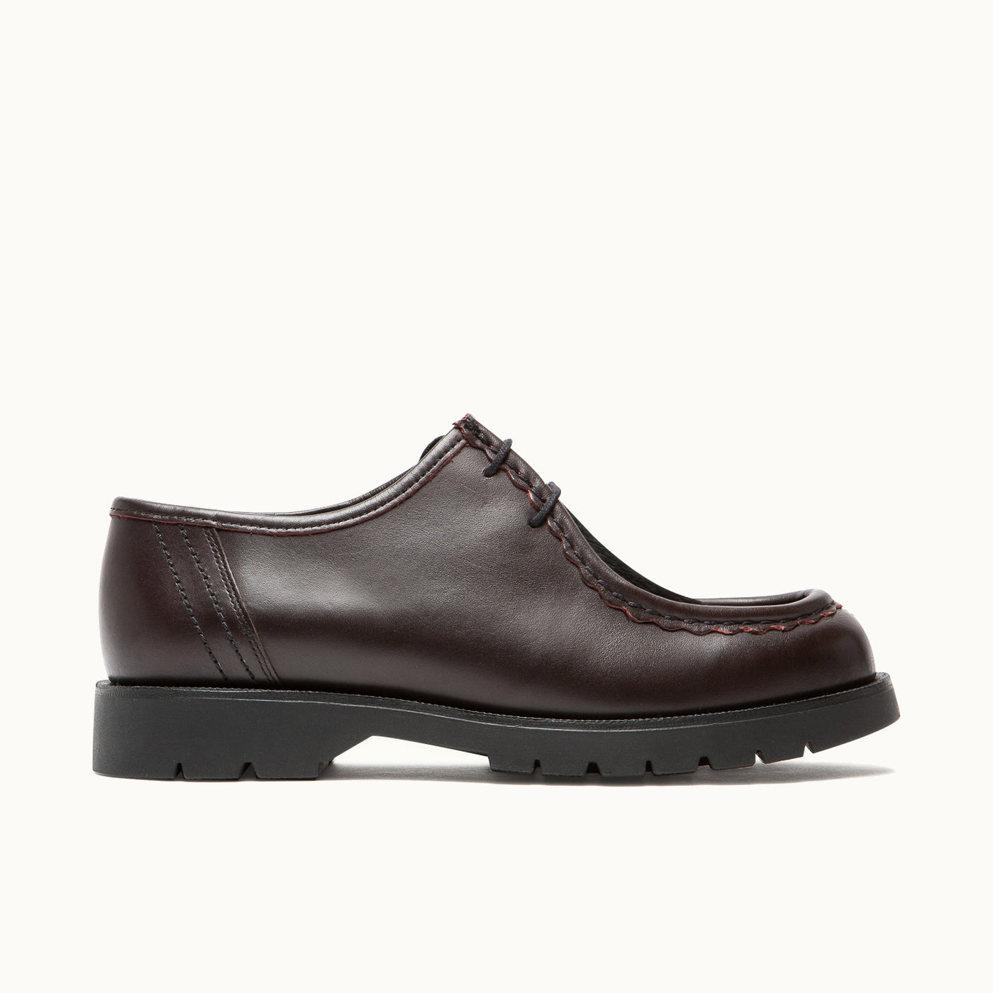 Leather Tyrolean Shoes | PADROR Black – Kleman