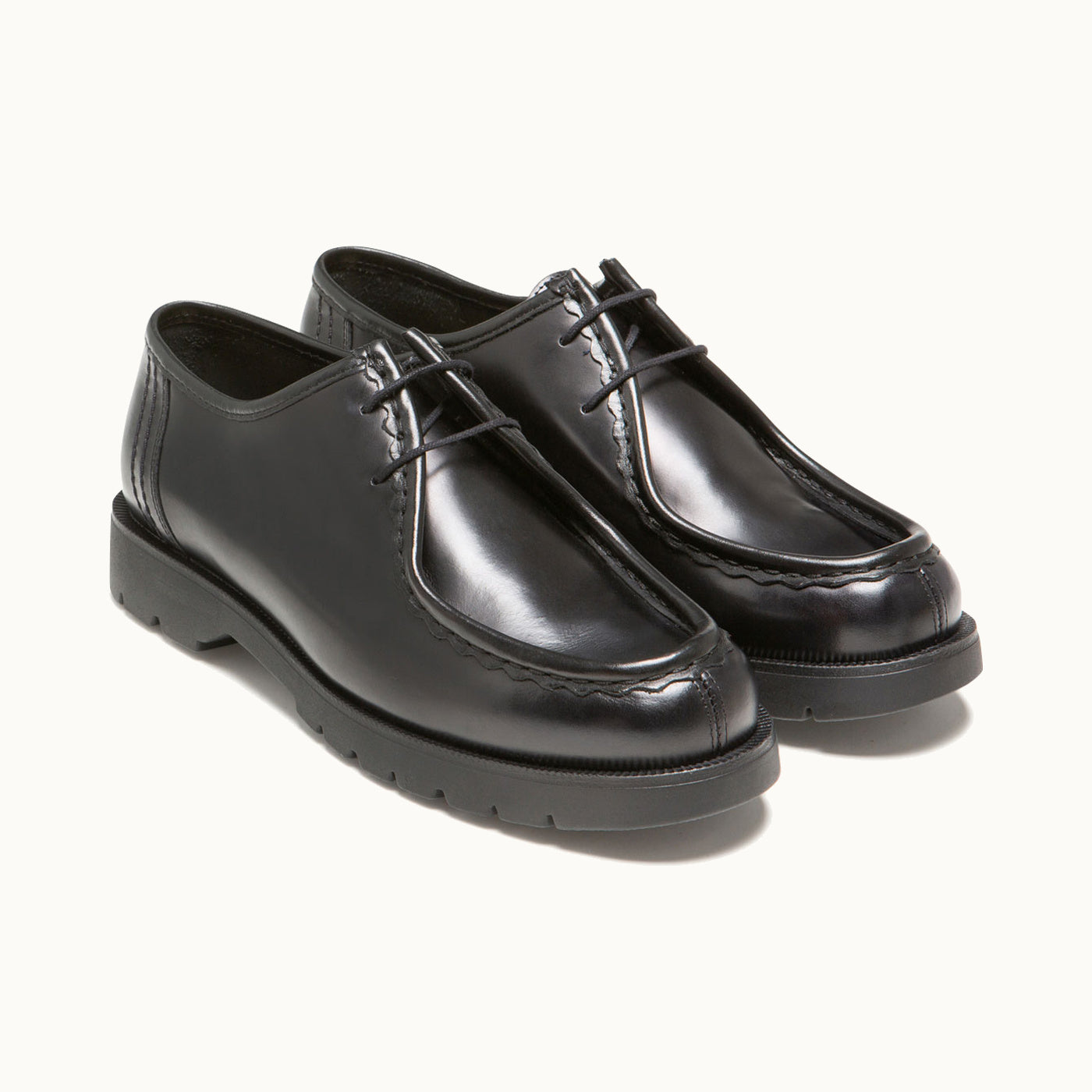 Black Patent Leather Workwear Shoes | PADROR B2 Black – Kleman