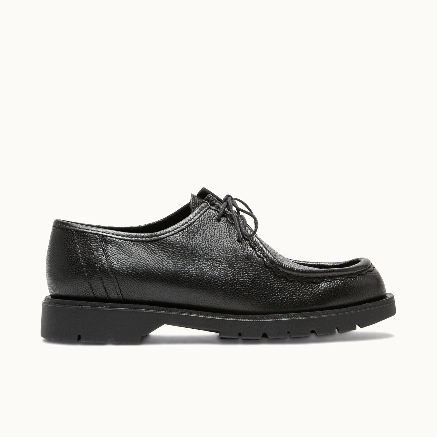 Leather Tyrolean Shoes | PADROR G VGT Black – Kleman