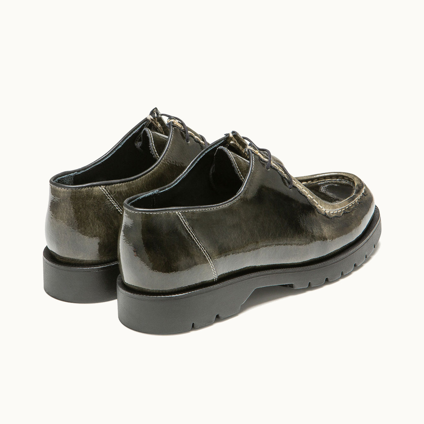 Glazed Suede Tyrolean Shoes PADROR 2 MR Taupe | KLEMAN – Kleman