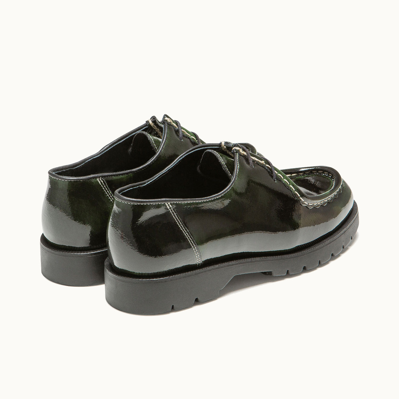 Glazed Suede Tyrolean Shoes PADROR 2 MR Green | KLEMAN – Kleman