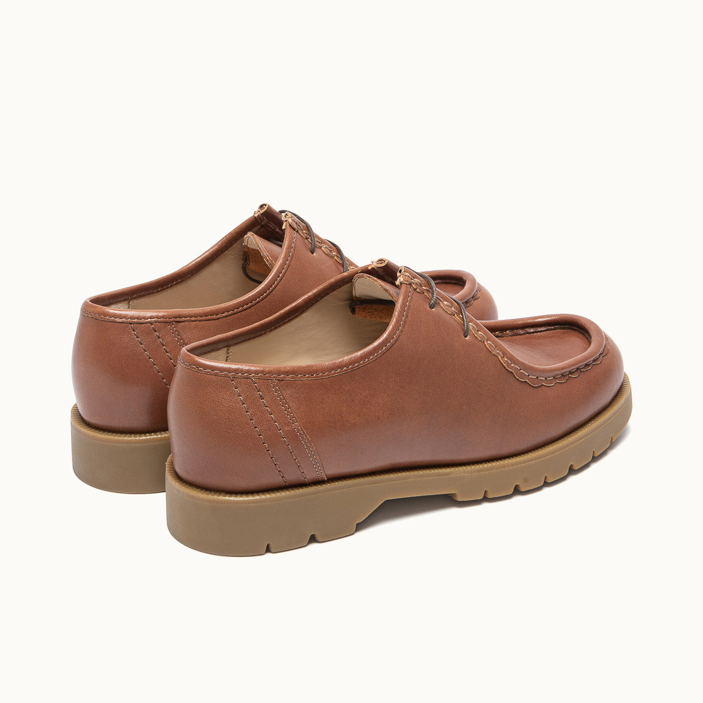 KLEMAN PADRE 茶 42 Brown Leather Tyrolean Shoes PADROR A | KLEMAN – Kleman