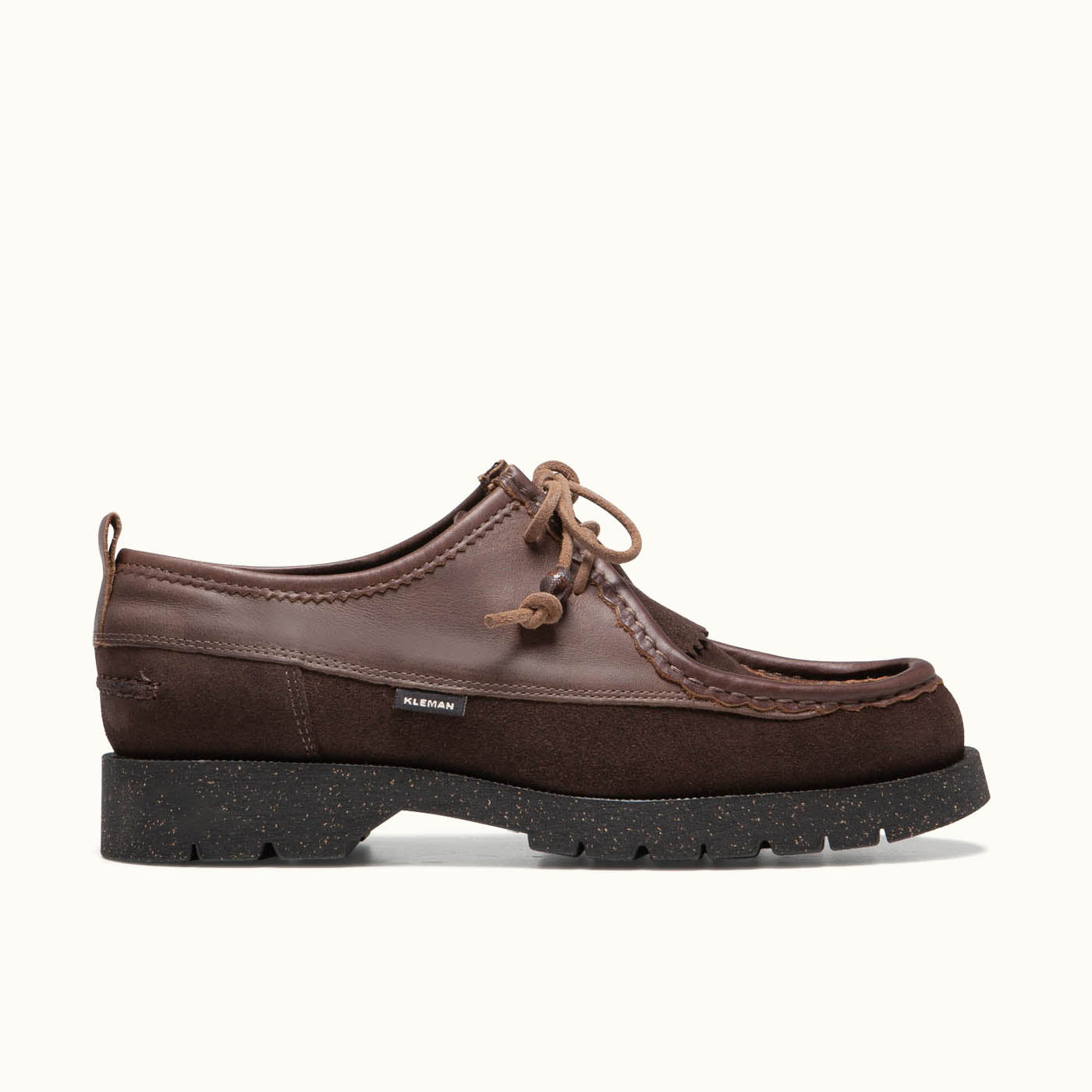 Leather Tyrolean Shoes | PADROR Burgundy – Kleman