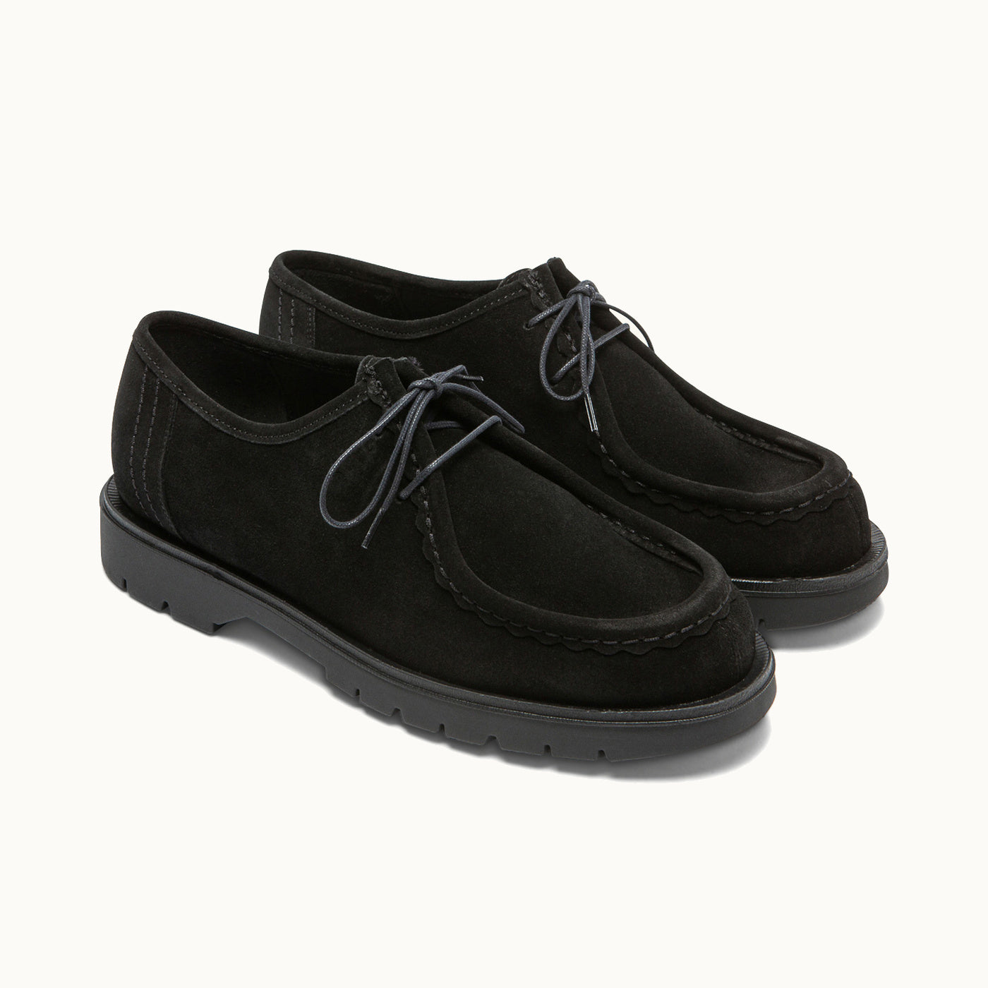 Leather Tyrolean Shoes | PADROR M VGT Black – Kleman