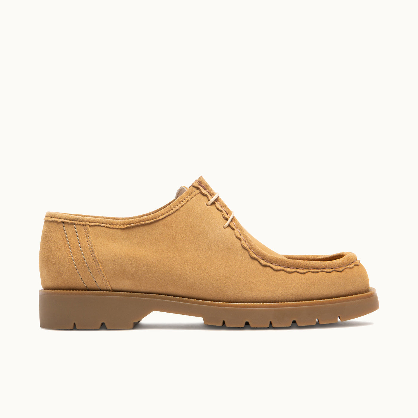Suede Tyrolean Shoes | PADROR VV Khaki – Kleman
