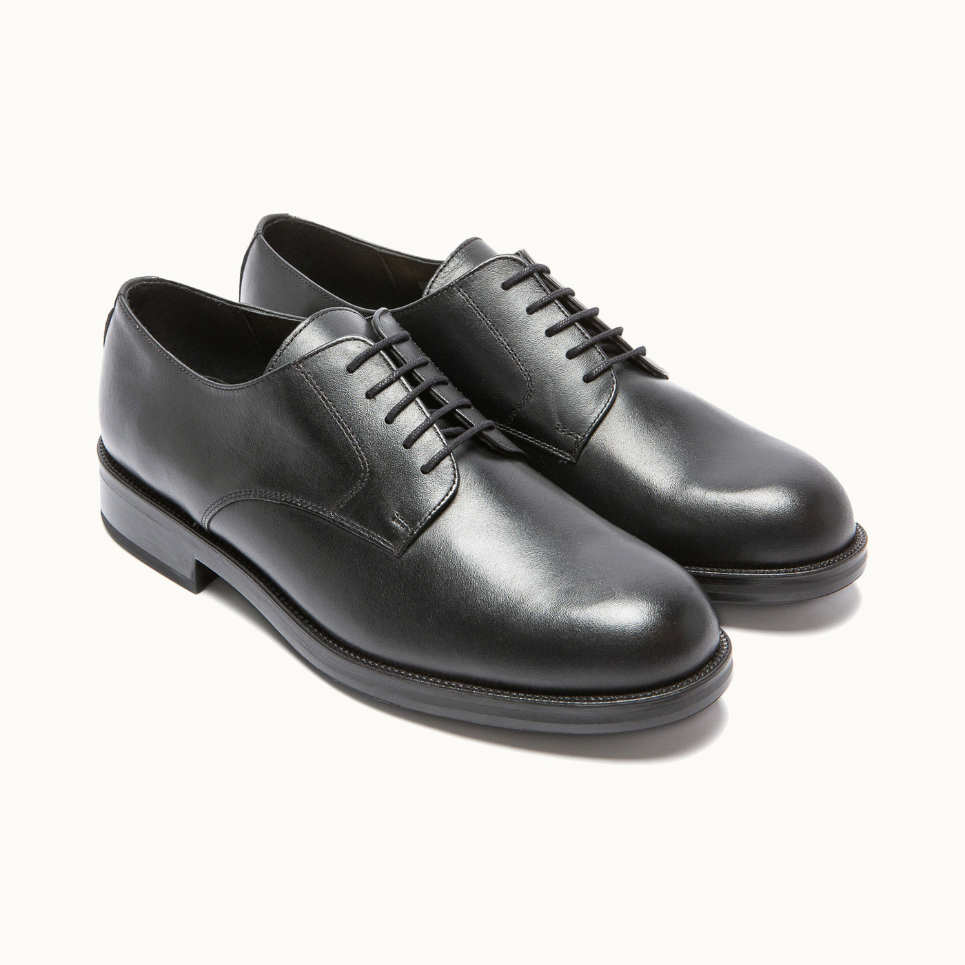 Leather Derby Shoes | PASTANI Black – Kleman