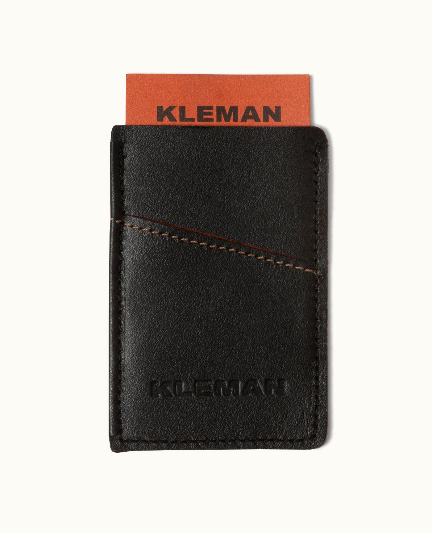 PORTE CARTE 1 NOIR - KLEMAN