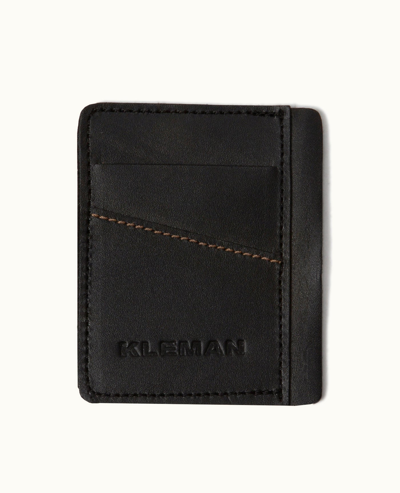 PORTE CARTE 2 NOIR - KLEMAN