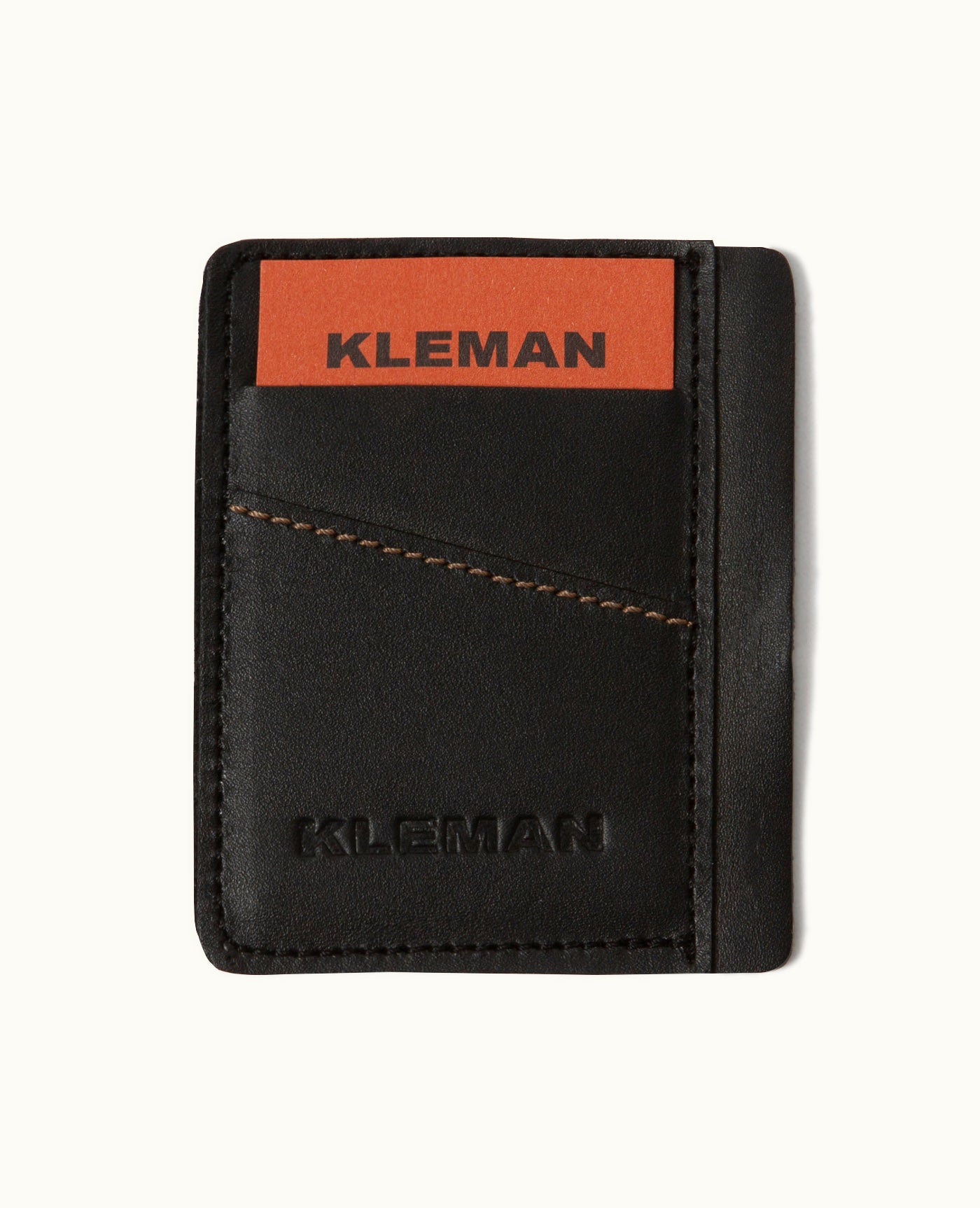 PORTE CARTE 2 NOIR - KLEMAN
